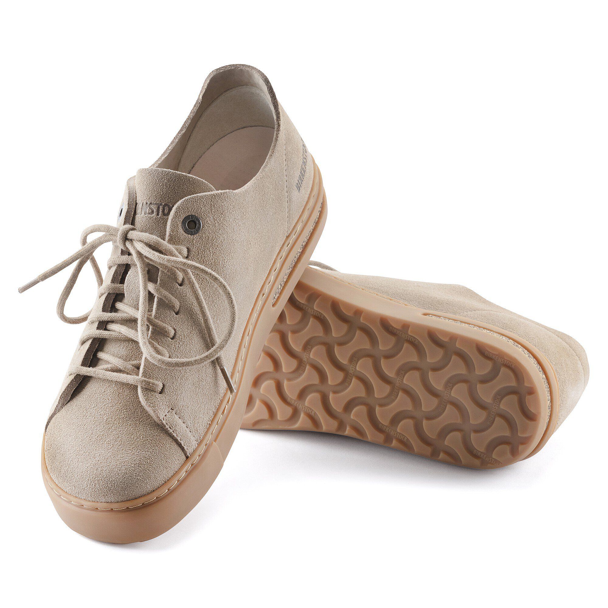 【Birkenstock】Bend Low Decon Pop 天然皮革 メンズ レディース Bend Low Decon Pop Natural Leather-Nubuck Mink/Eggshell