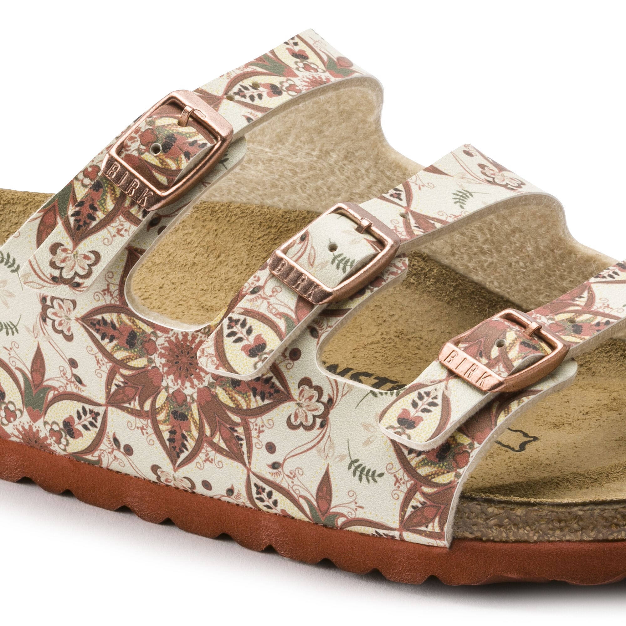 Florida Birko Flor Boho Flowers Earth Red BIRKENSTOCK