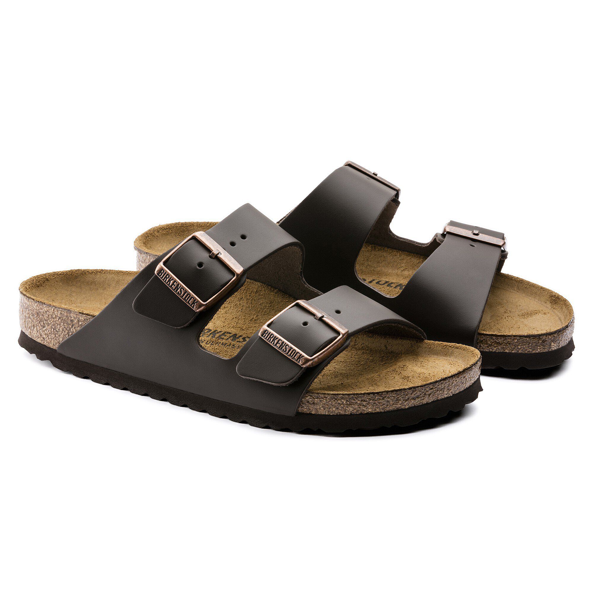 Birkenstock arizona hot sale tan leather