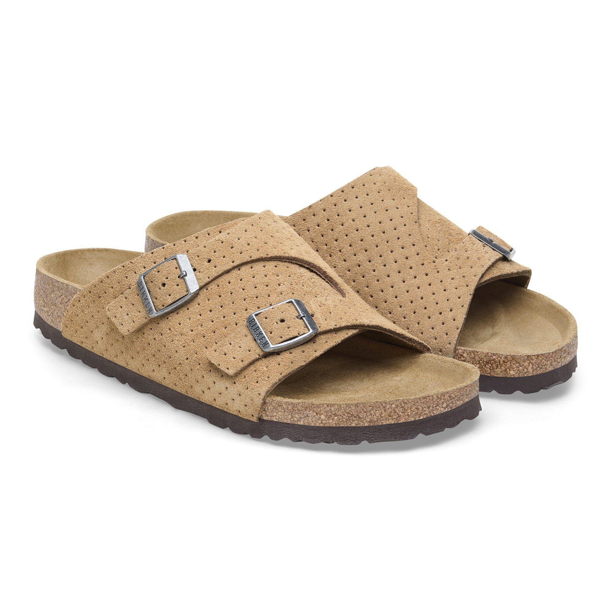 Zürich Suede Embossed Dotted New Beige | BIRKENSTOCK