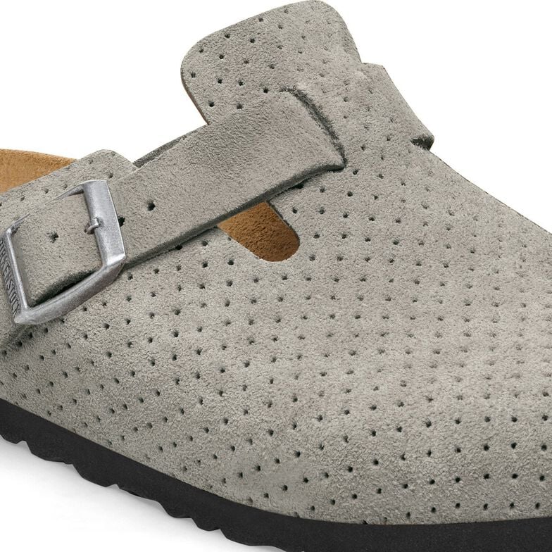 Boston BS Suede Leather Embossed