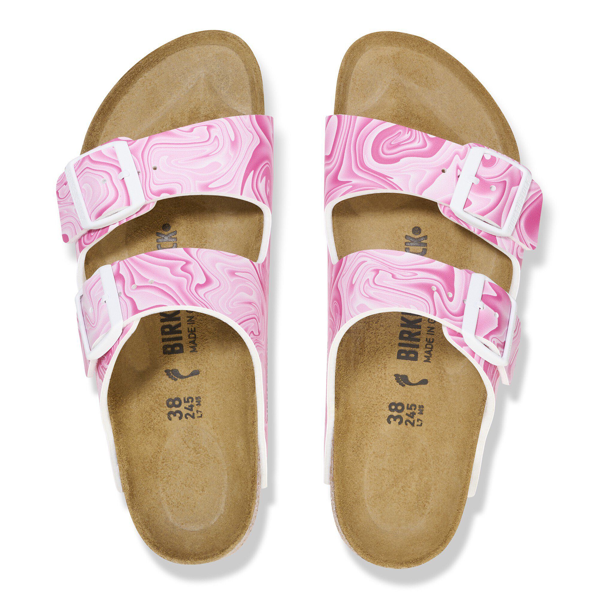 サンダル Birkenstock Arizona Birko-Flor Sandal Arizona Birko-Flor Silver | BIRKENSTOCK