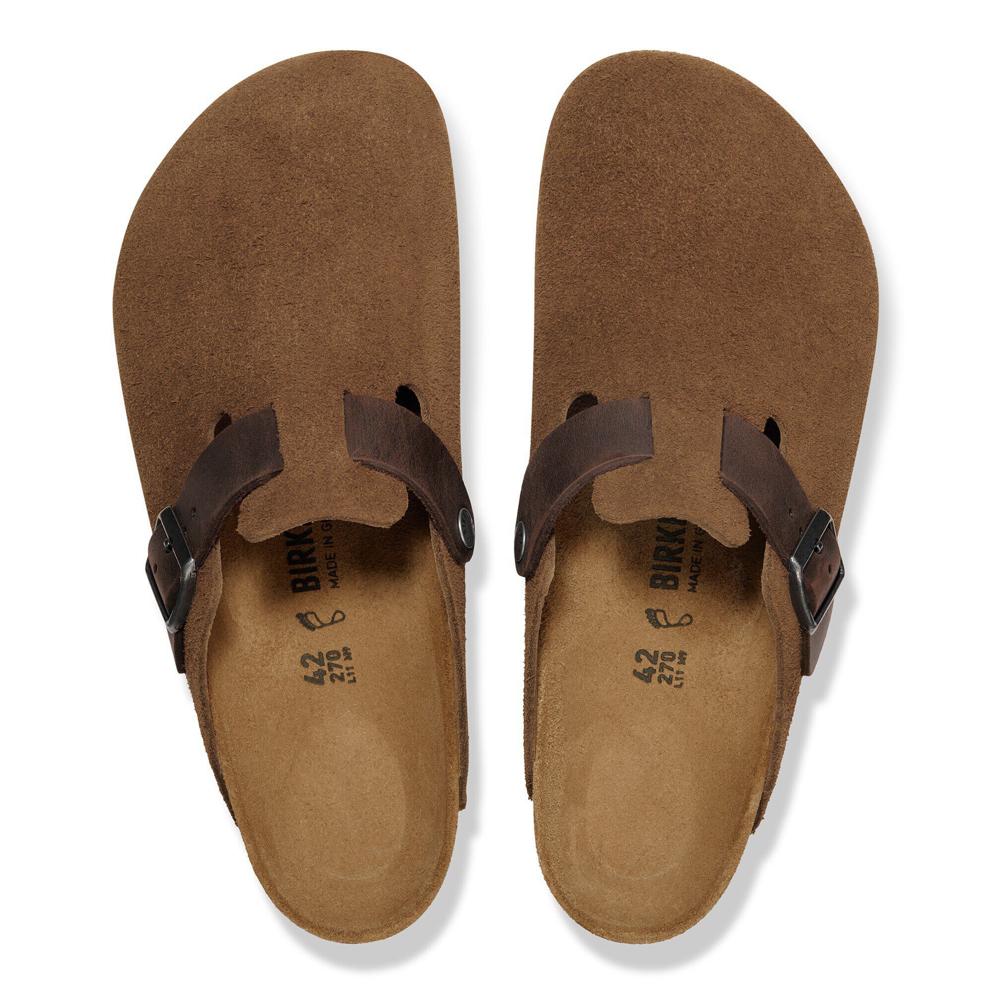Boston Mixed Leather Dark Tea | BIRKENSTOCK