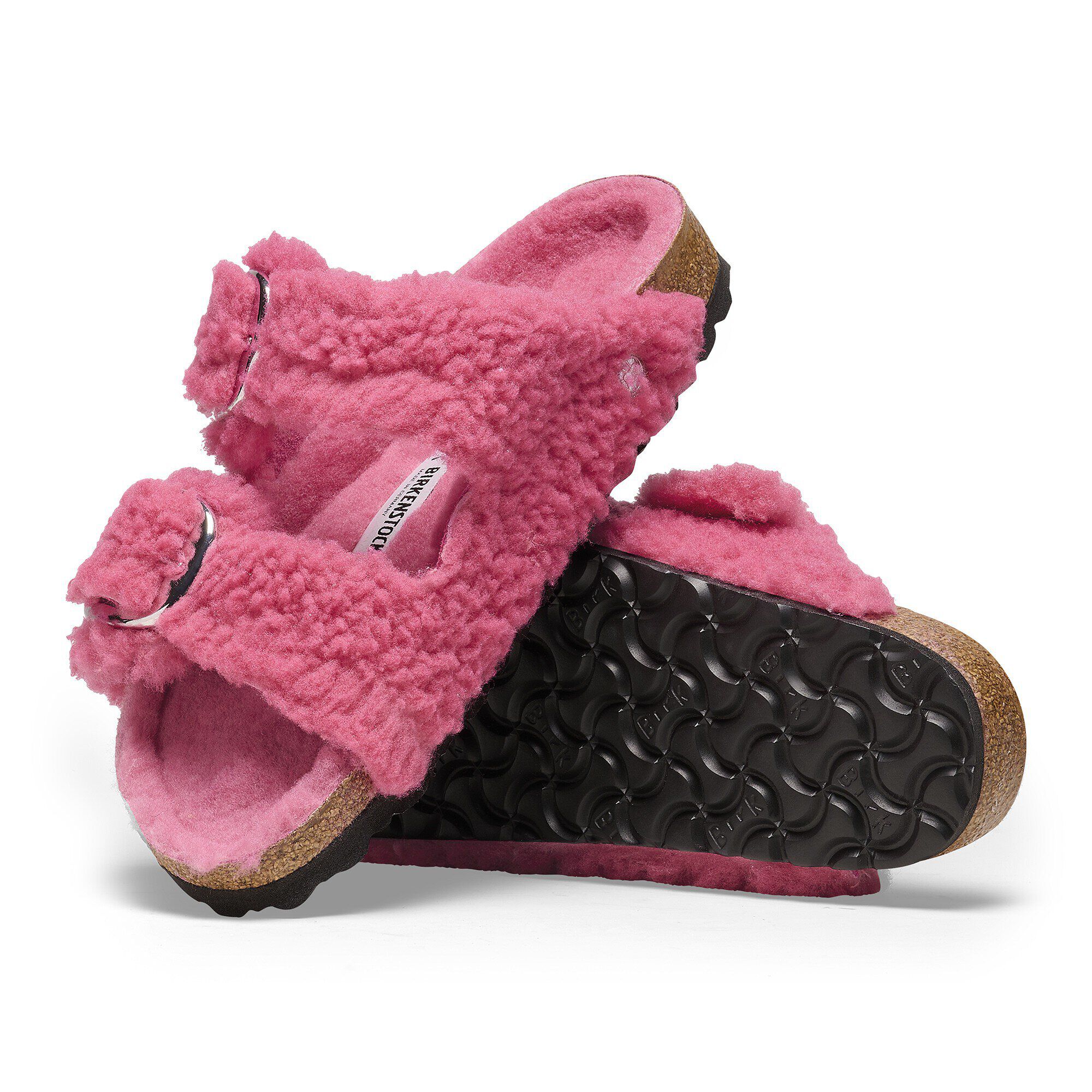 人気ブランド新作豊富 Shearling Buckle Big Arizona Fuchsia BIRKENSTOCK | Tulip 靴