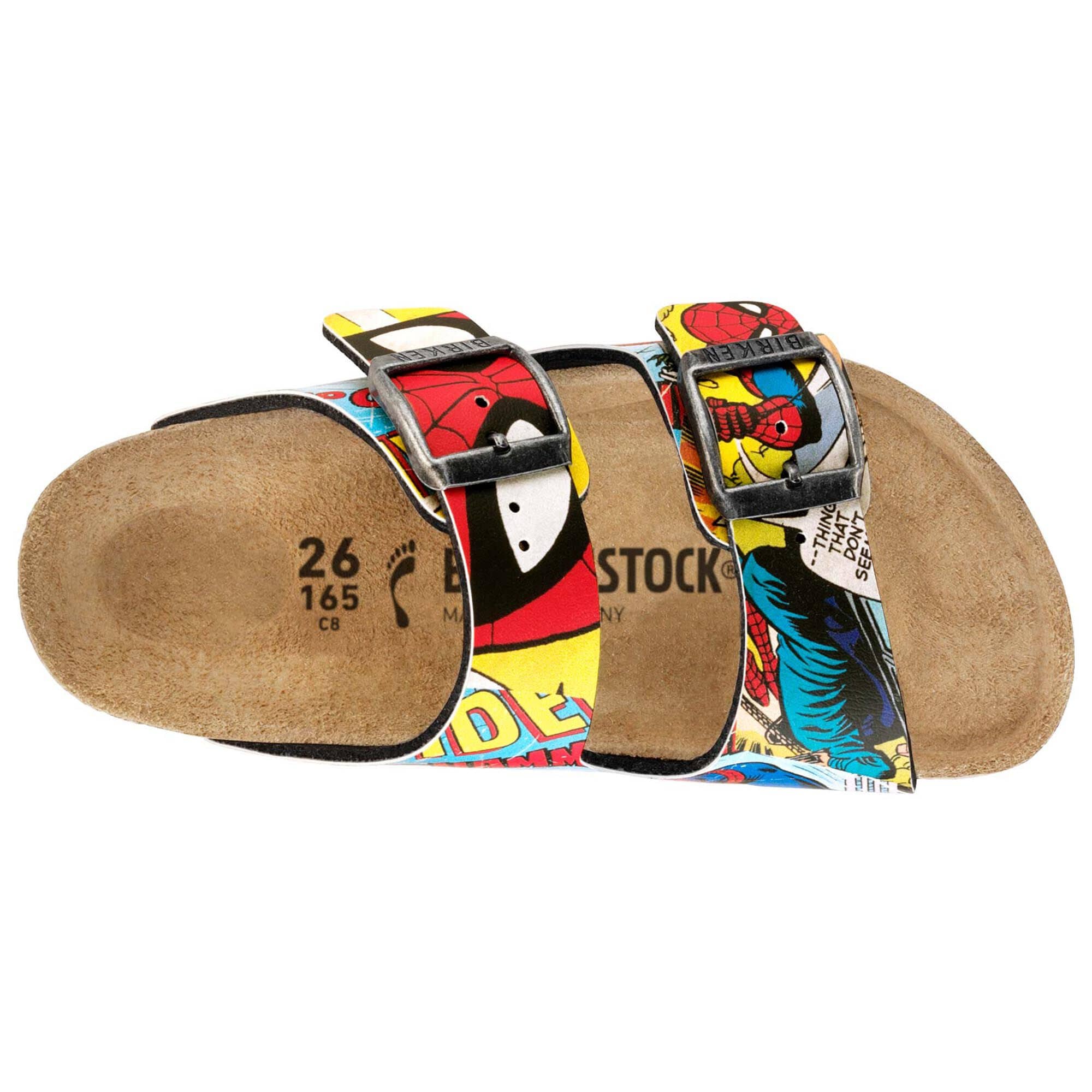 Birkenstock spiderman best sale