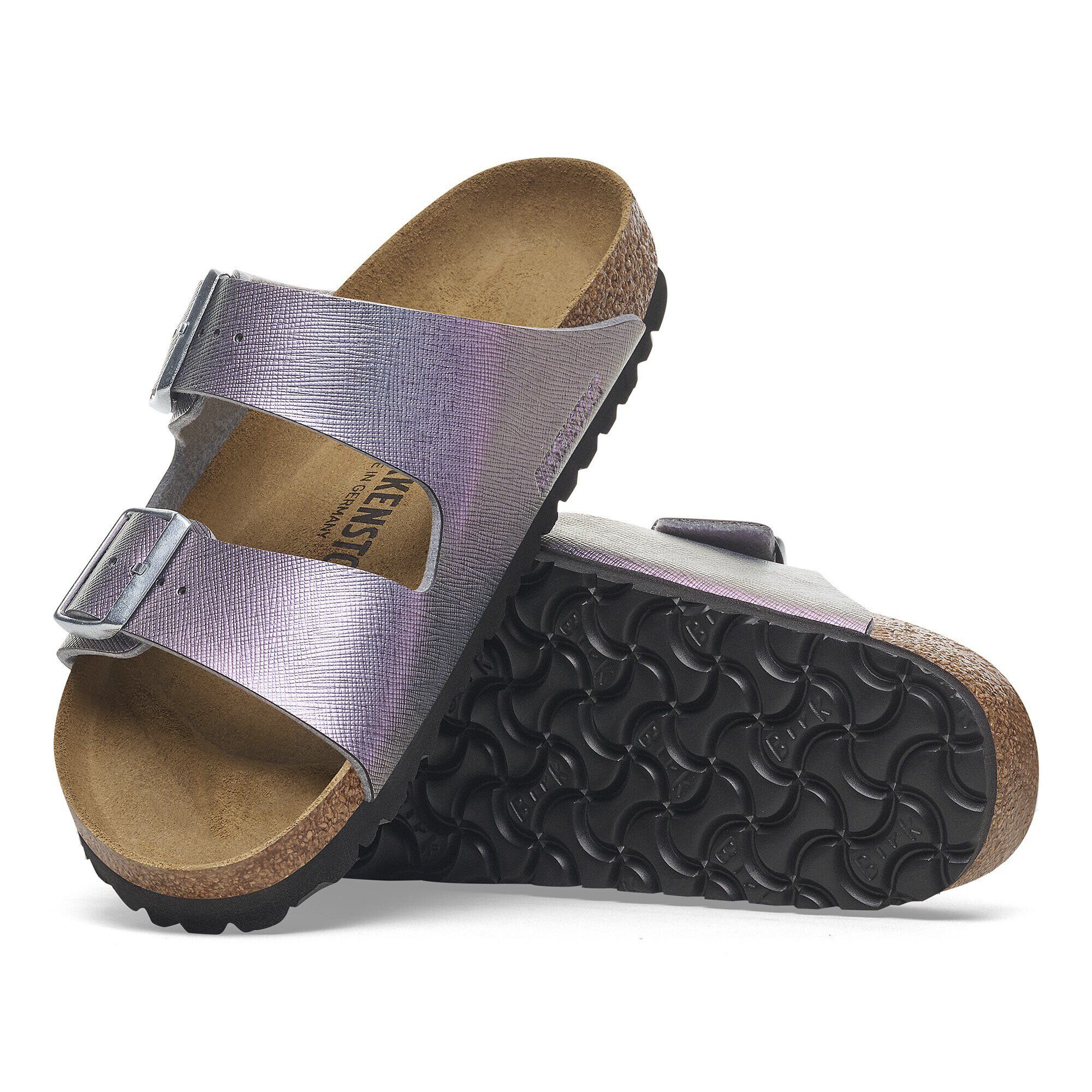 Arizona Birko-Flor Embossed Violet | BIRKENSTOCK