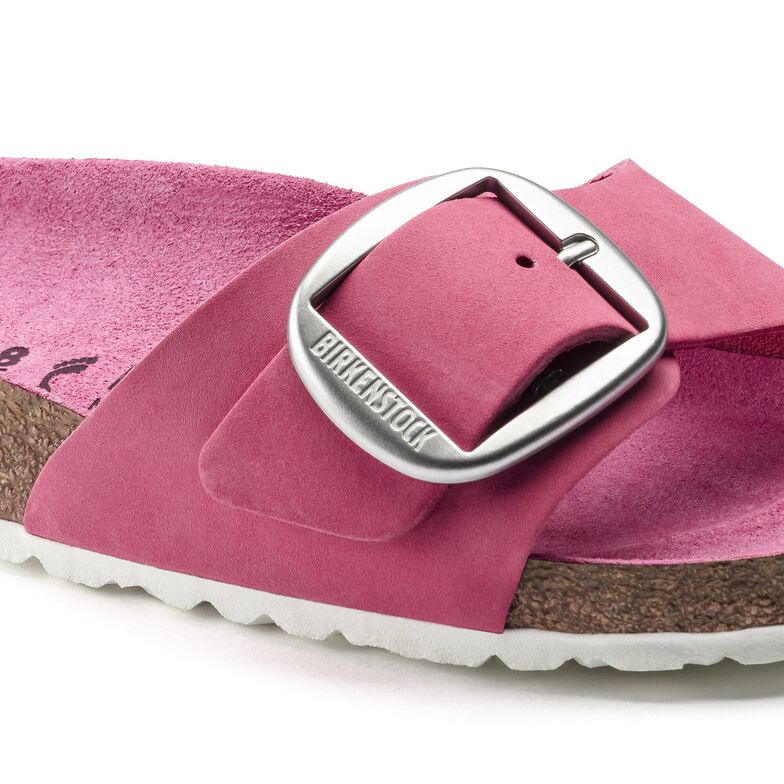 Madrid Big Buckle Nubuk Leather