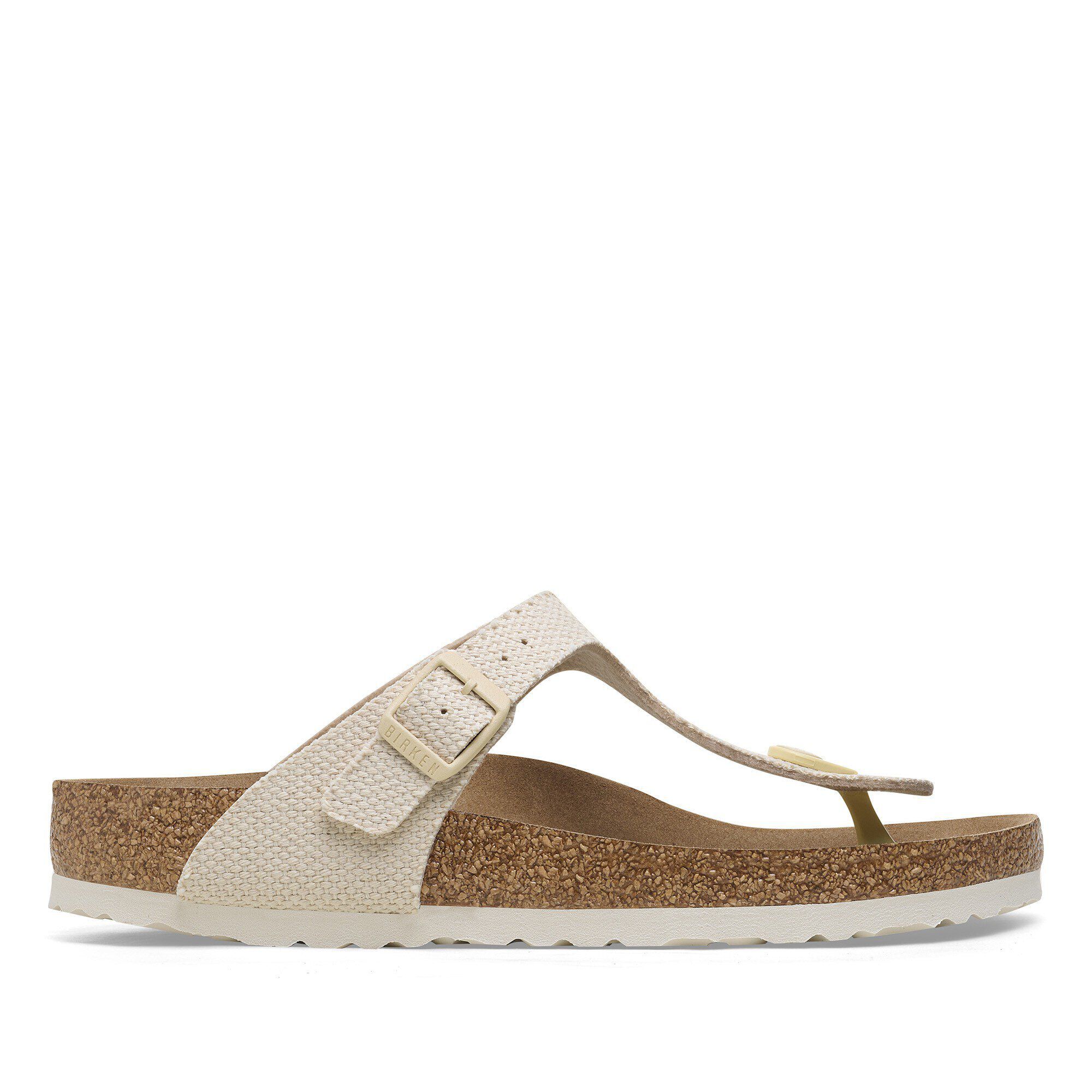 Gizeh Vegan Textile Casual Canvas Eggshell | BIRKENSTOCK