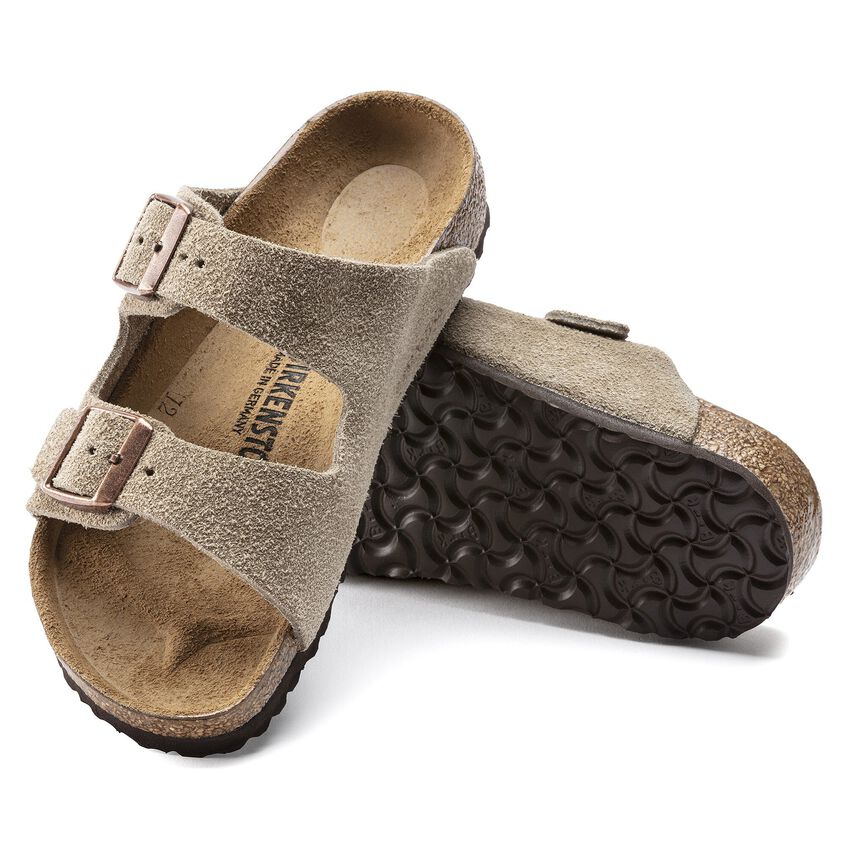 Arizona Kids Suede Leather Taupe