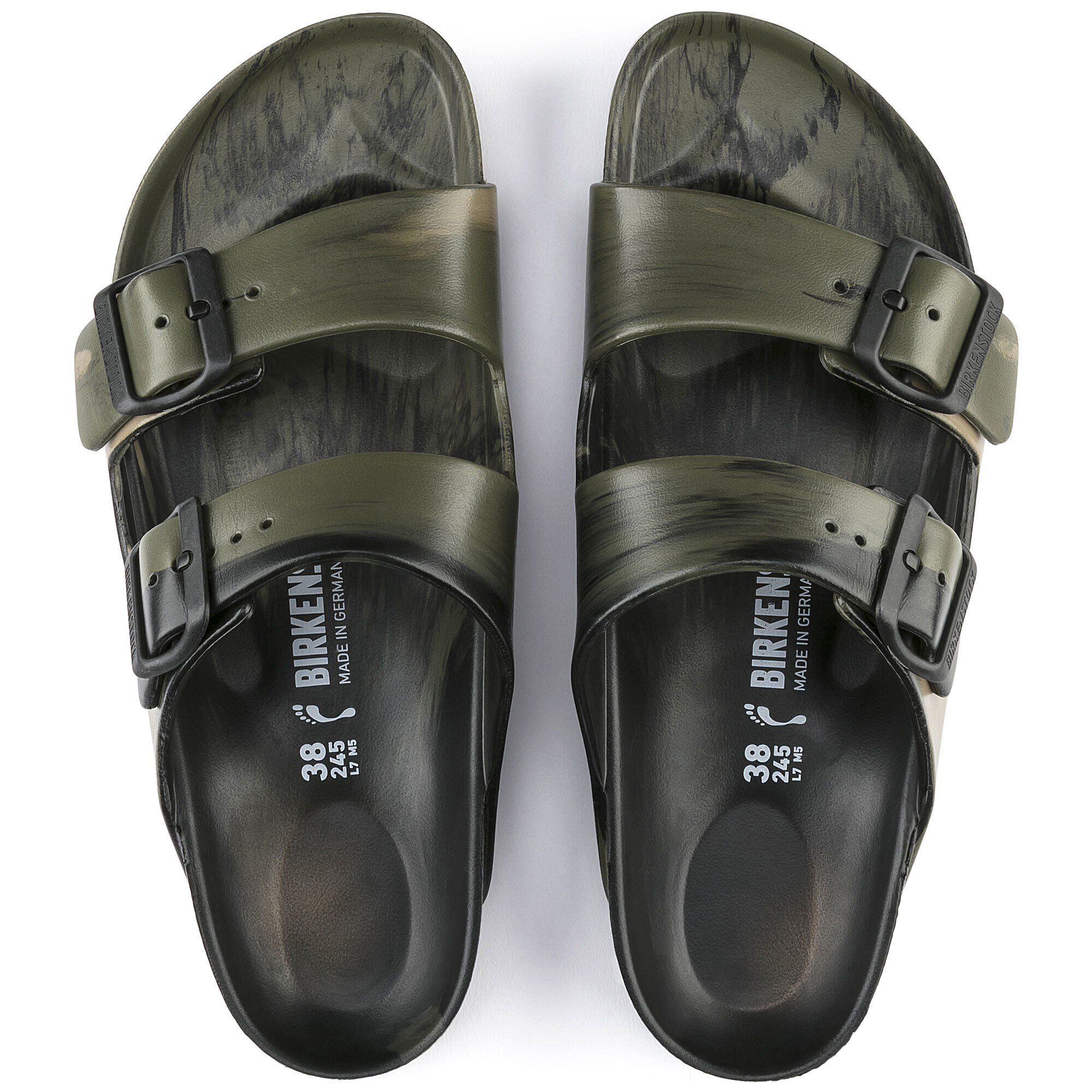 Birkenstock army outlet green plastic