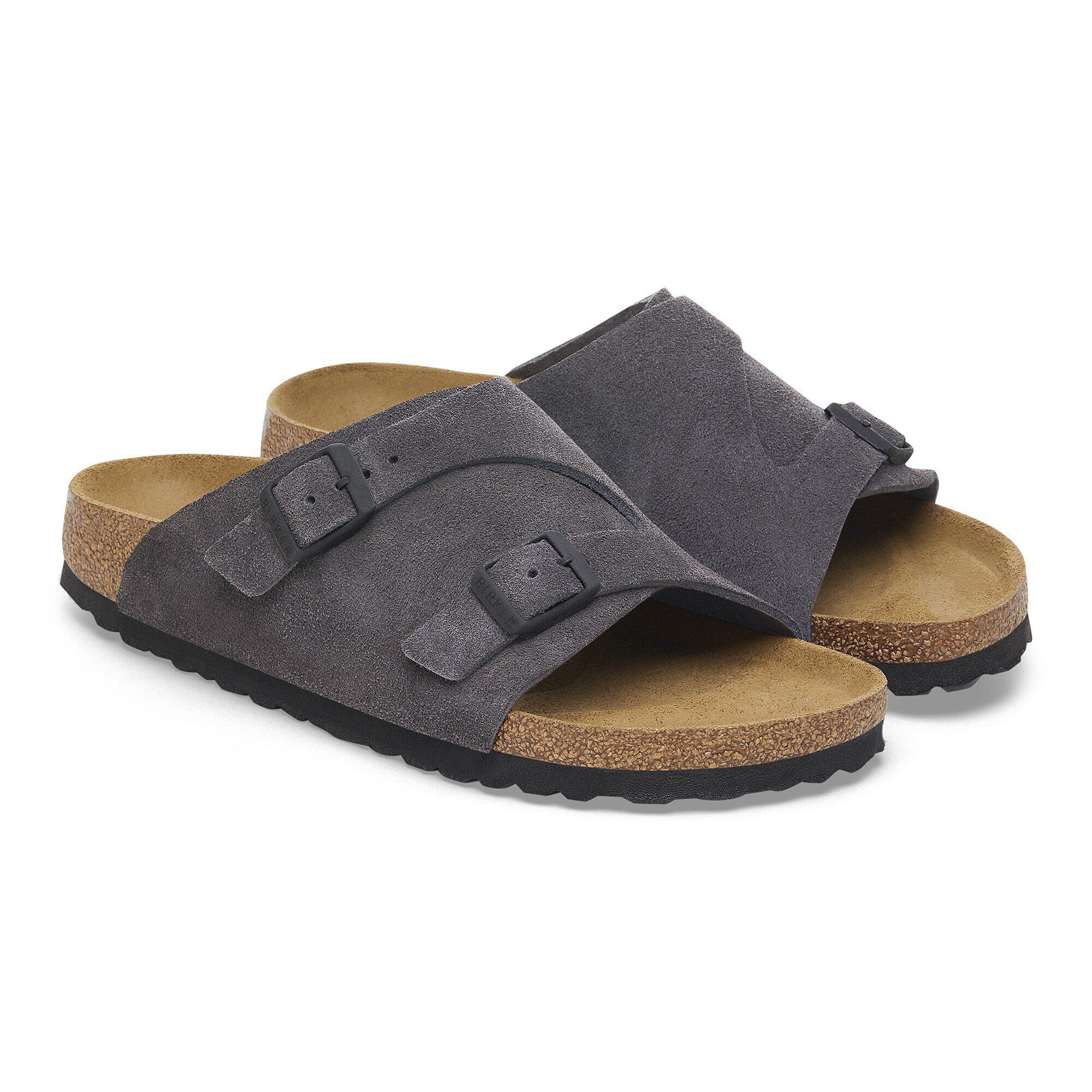 シモンズグランドセール Velvet Leather Suede Zürich Grey BIRKENSTOCK | 靴