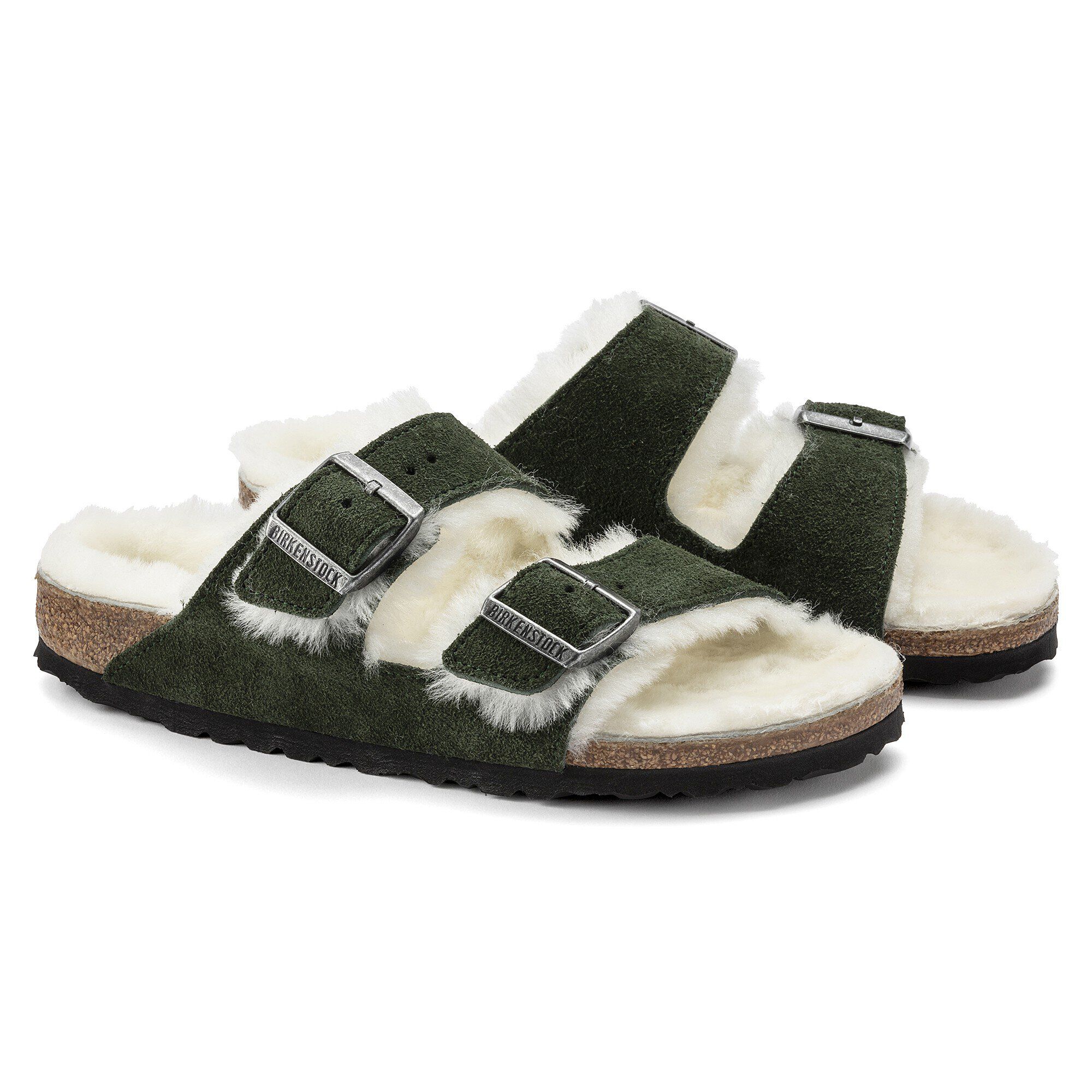Arizona Shearling Suede Leather BIRKENSTOCK