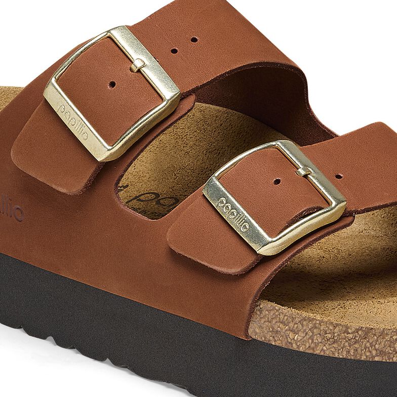 Arizona Platform Natural Leather Nubuck