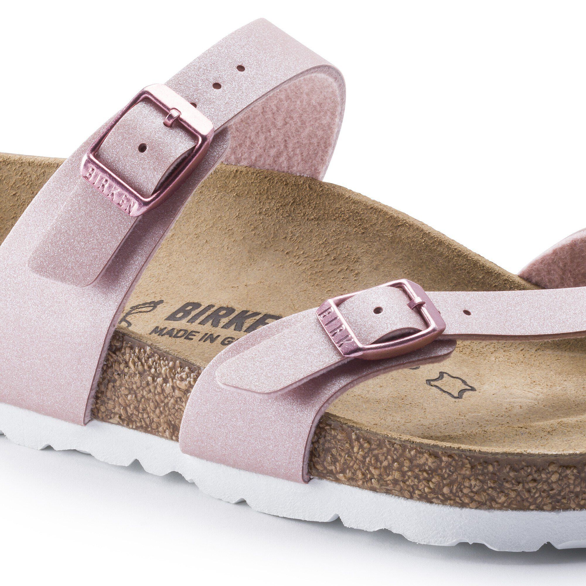 Birkenstock arizona icy metallic old rose online