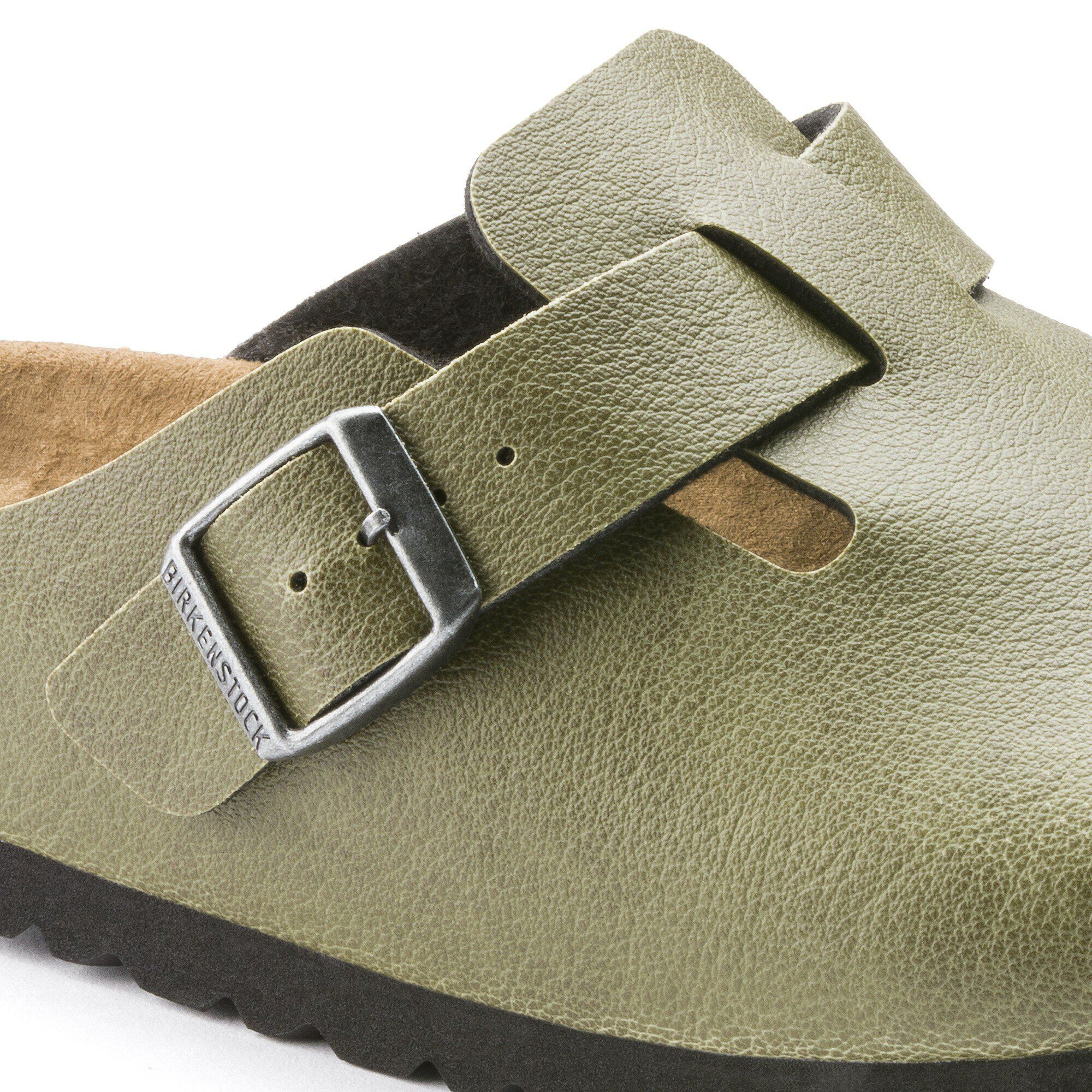Birkenstock vegan olive outlet