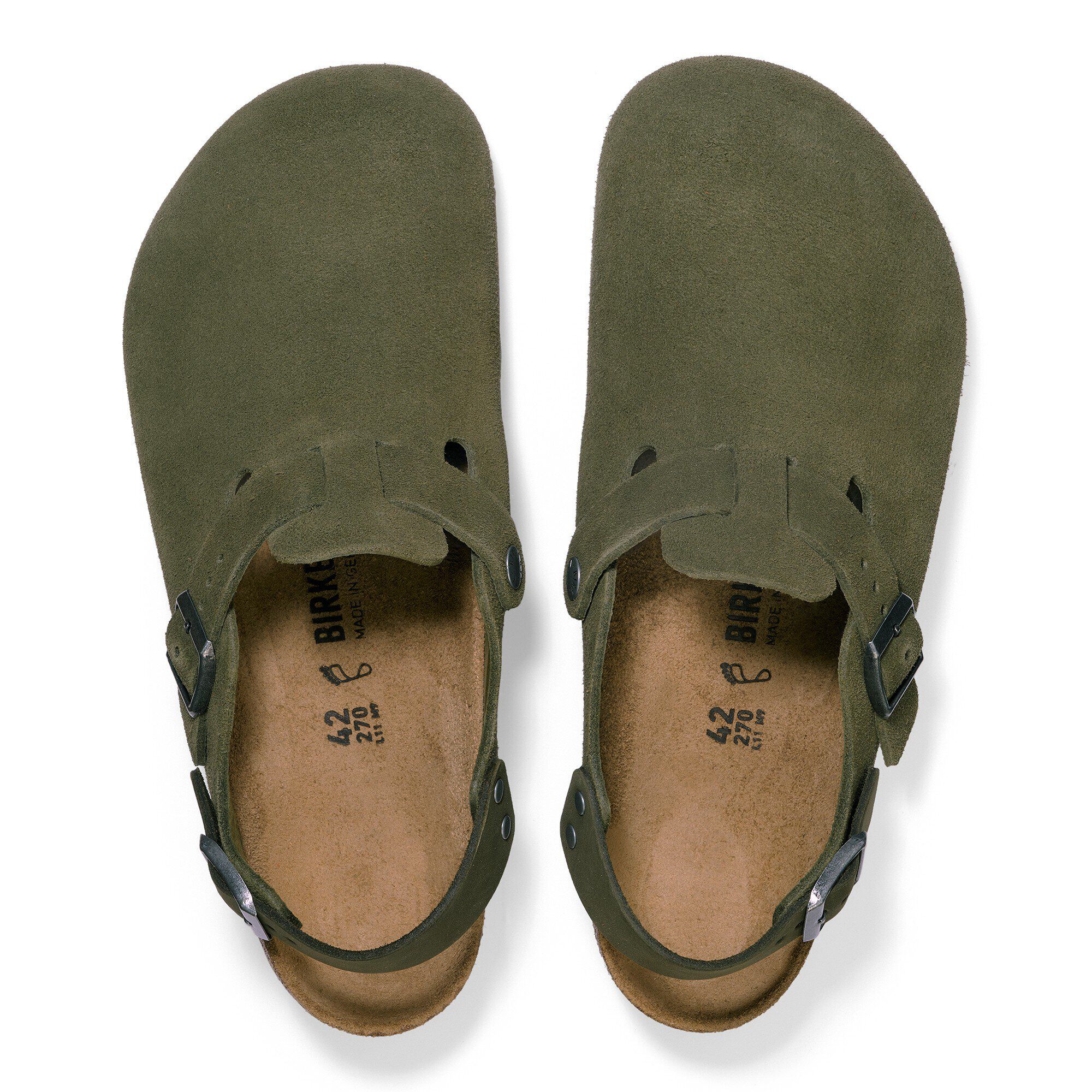サンダル BIRKENSTOCK SS25 'Tokio' sabots (1029913 THYME) Tokio Suede Leather Thyme | BIRKENSTOCK