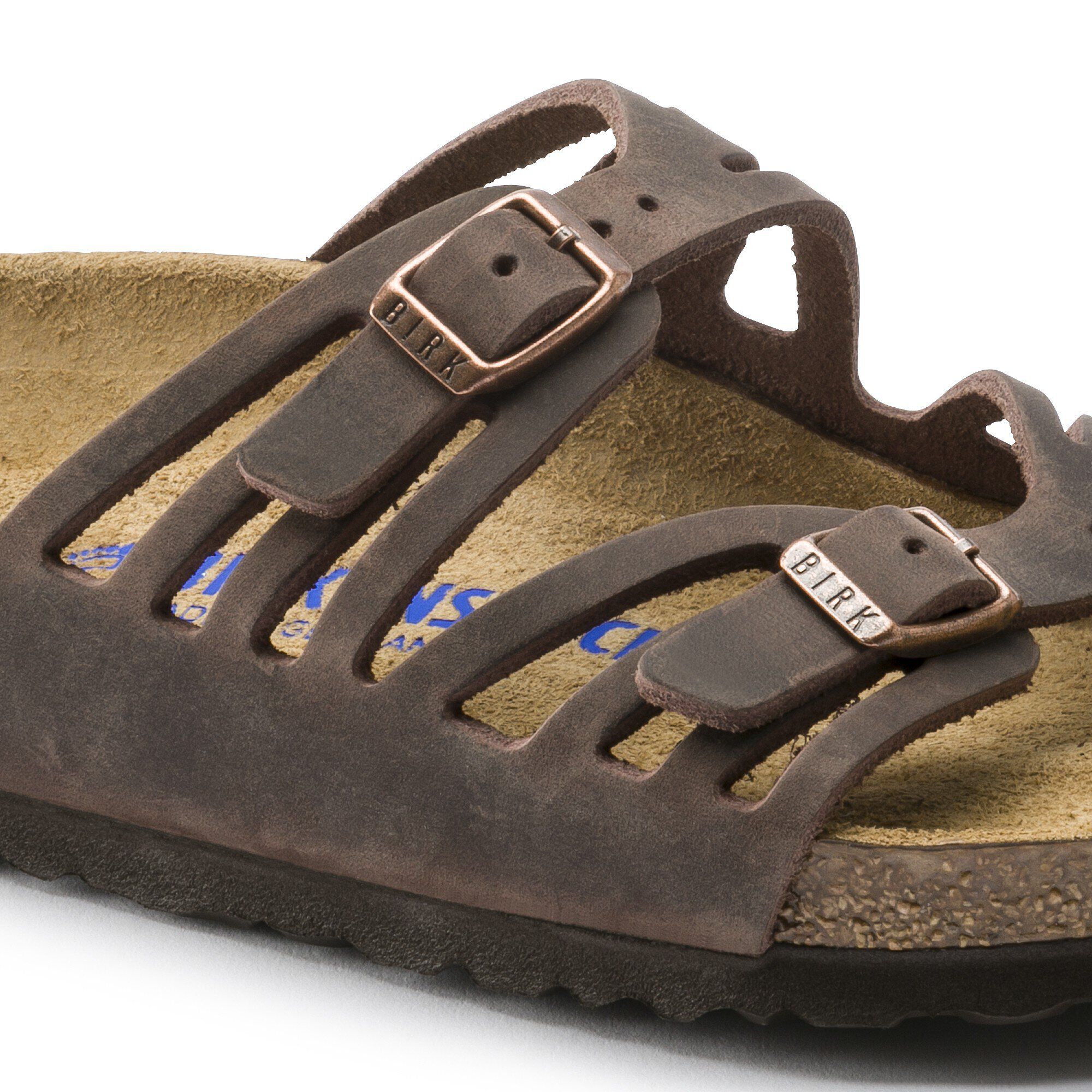 Birkenstock women's granada soft footbed top leather sandal