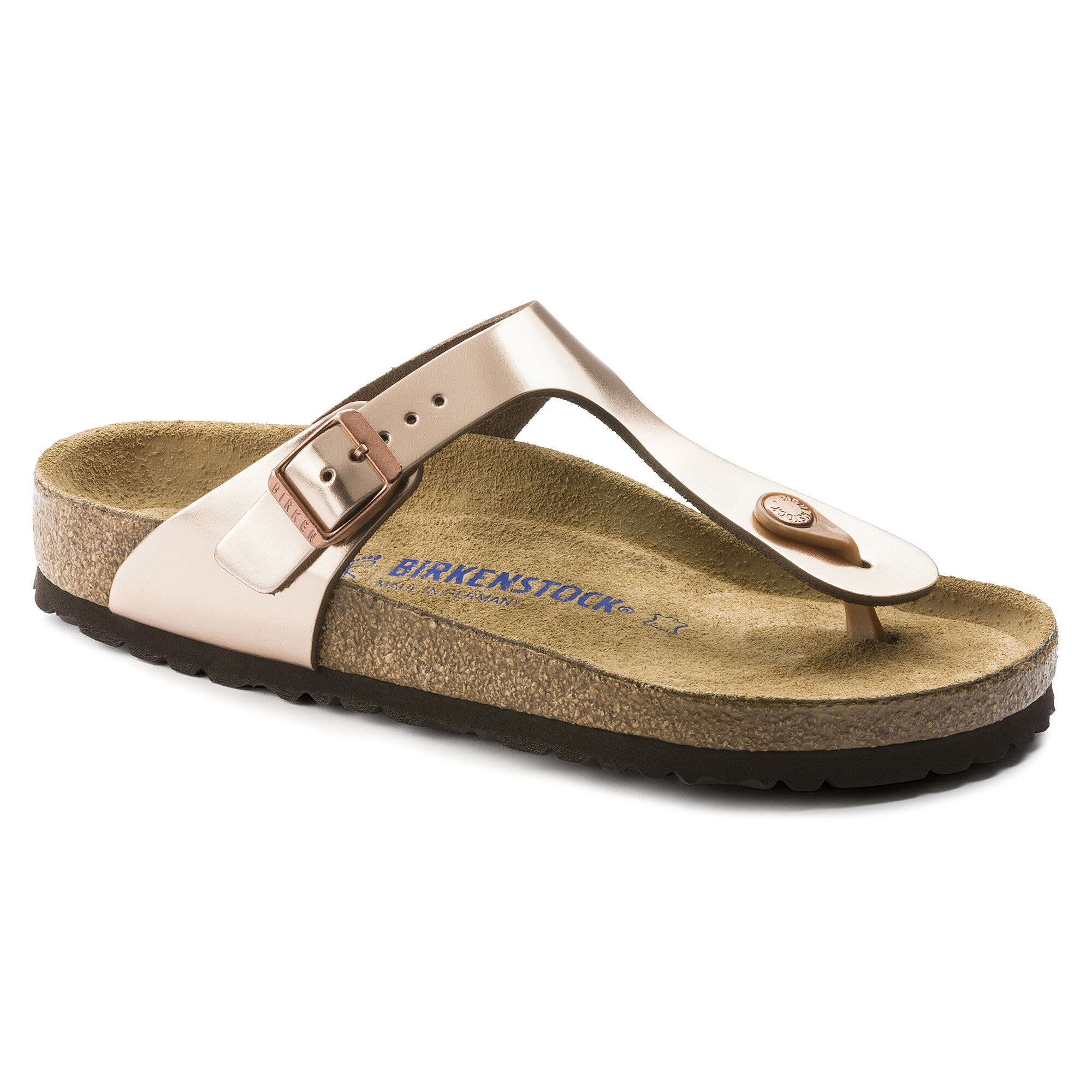 Birkenstock copper gizeh clearance