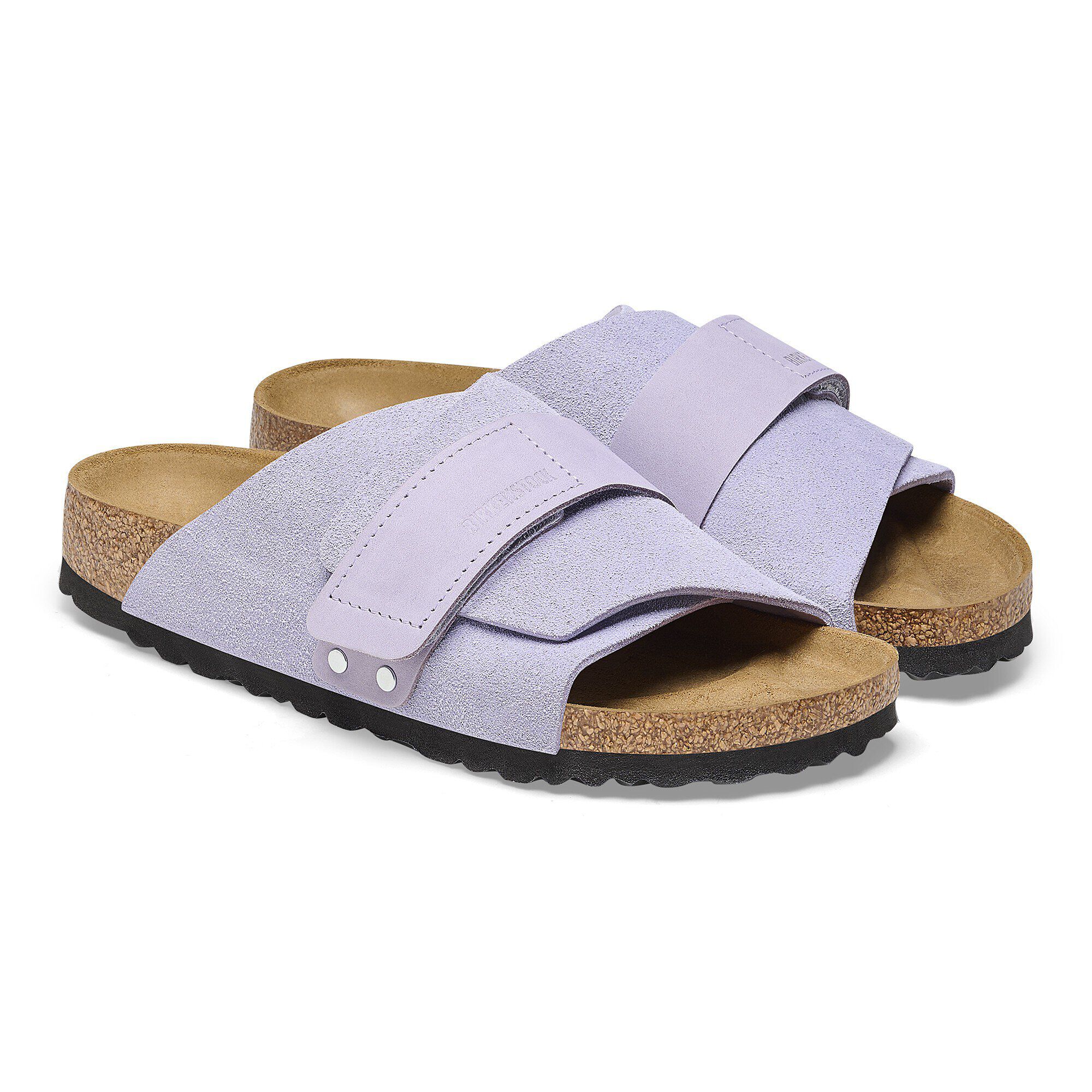 京 Kyoto Nubuck-Suede Leather Purple Fog | BIRKENSTOCK