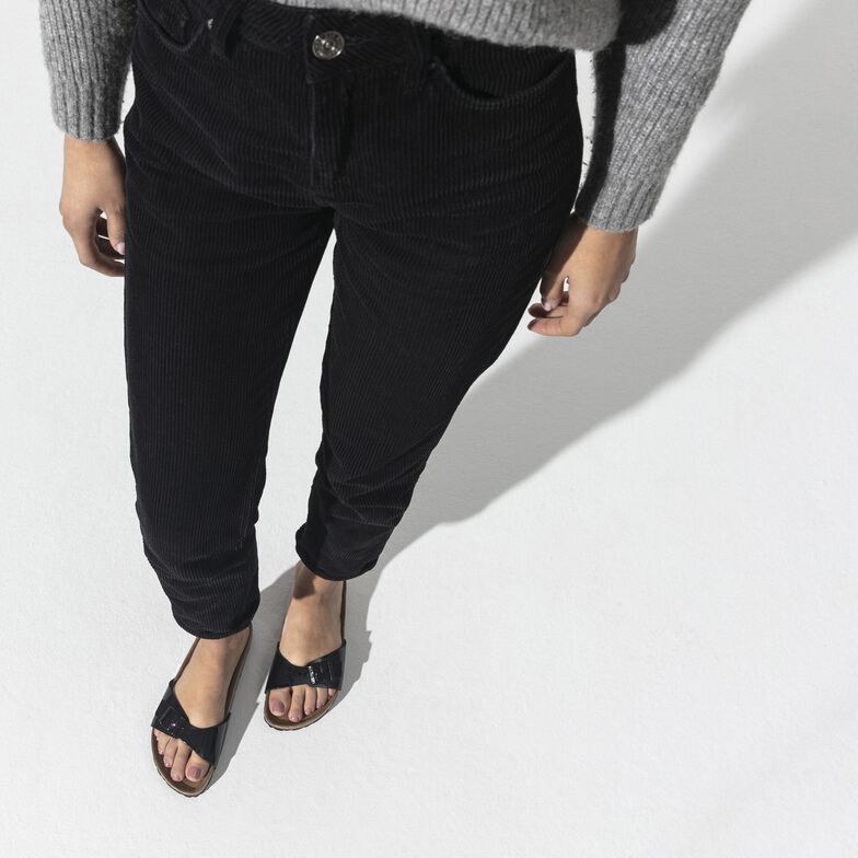 birkenstock madrid navy patent