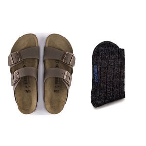 Ensemble-Cadeau Comprenant Des Sandales Arizona Et Des Chaussettes Cotton Twist