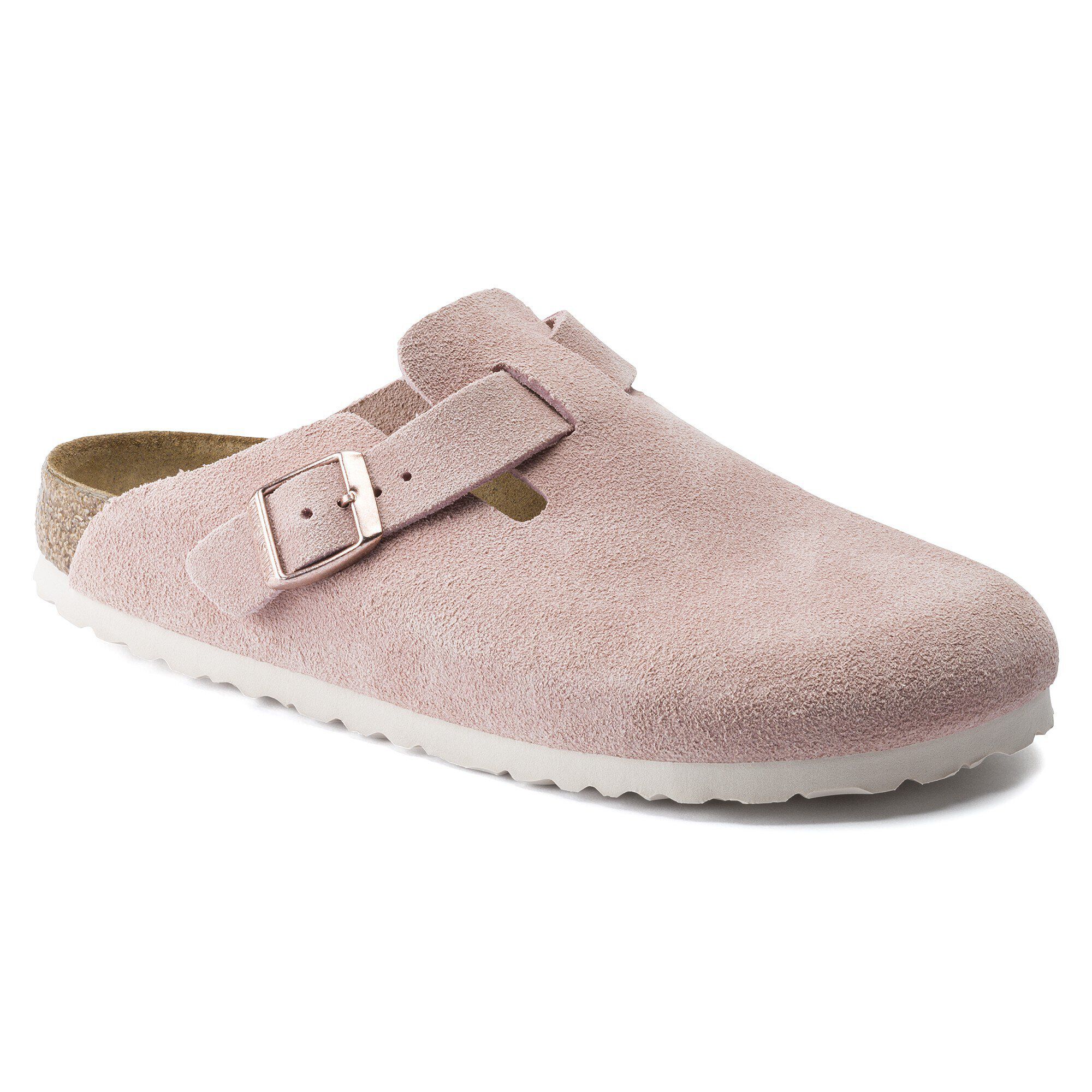 Birkenstock boston rose gold discount