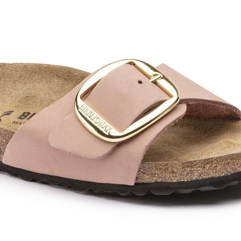 Madrid Big Buckle Nubuk Leather