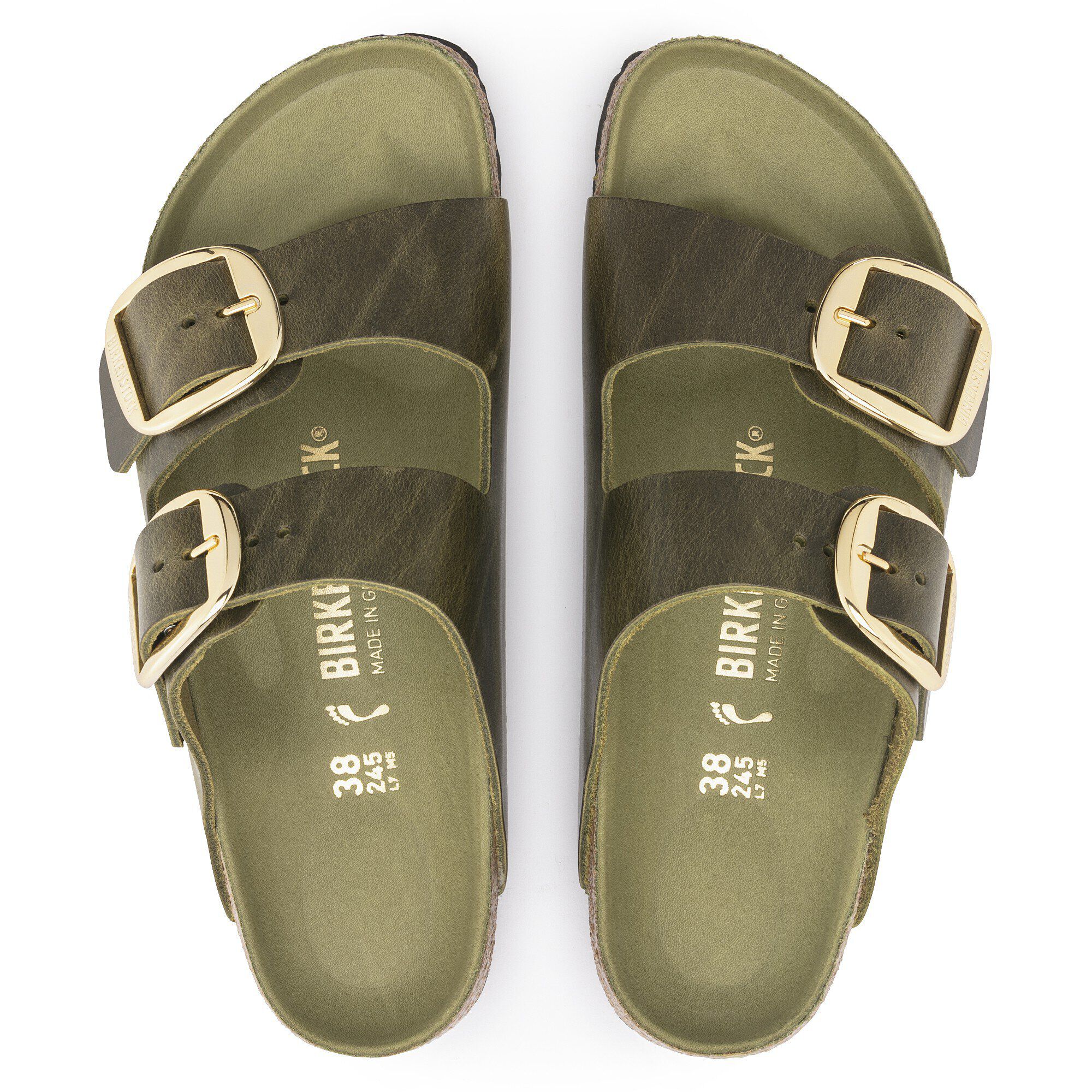 サンダル BIRKENSTOCK Army green rubber Arizona slippers Birkenstock Arizona Soft-Footbed - Desert Soil Camo Green | eBay