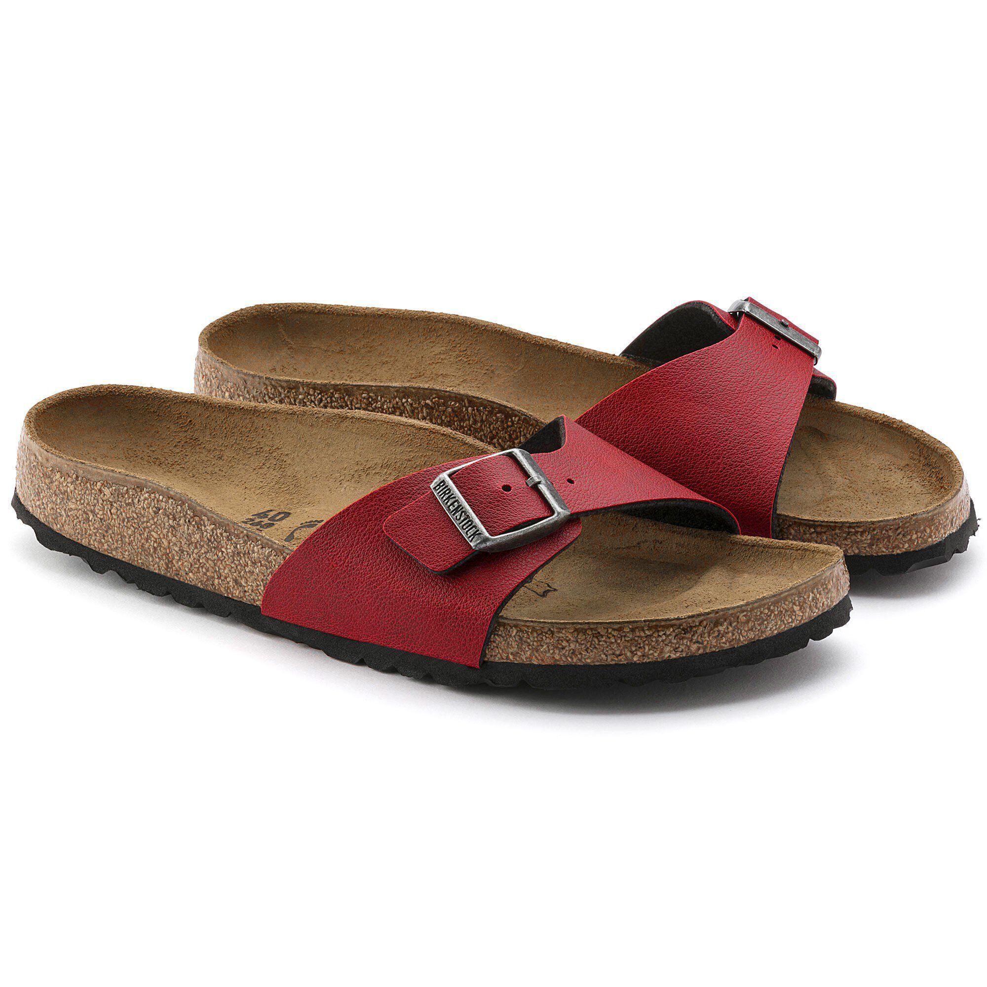 Birkenstock arizona sales pull up bordeaux