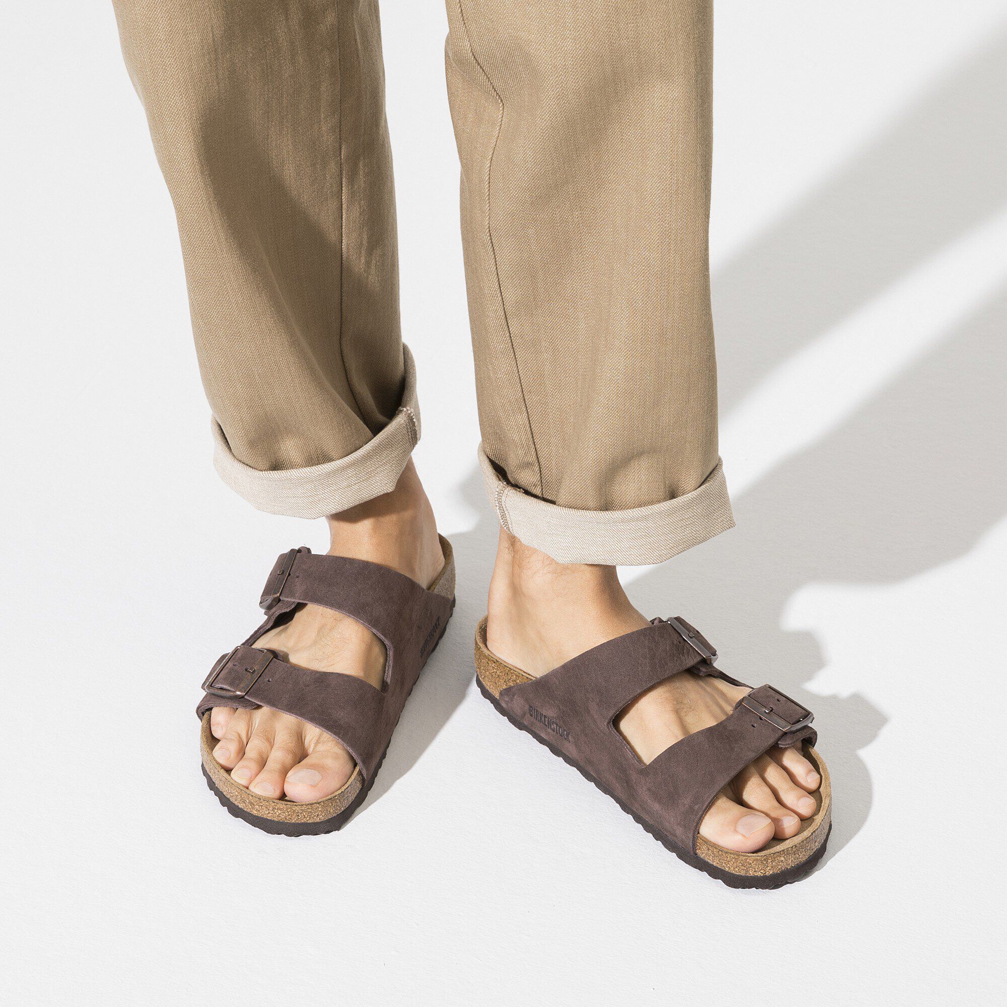 Birkenstock arizona nubuck best sale leather