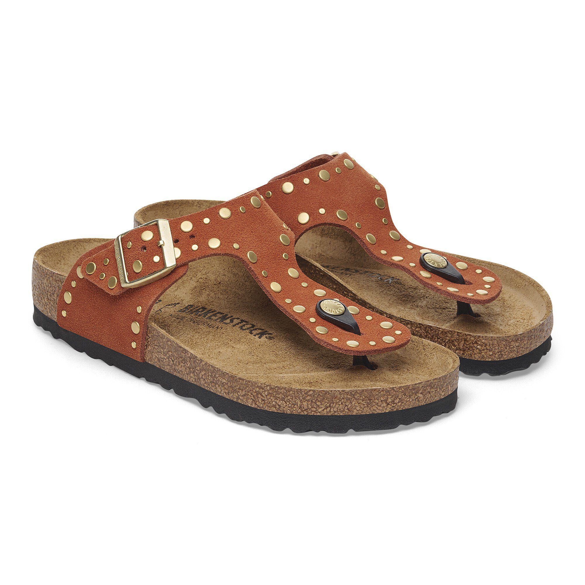 正規品★BIRKENSTOCK Gizeh Rivet Gizeh Rivet Suede Leather Taupe | BIRKENSTOCK