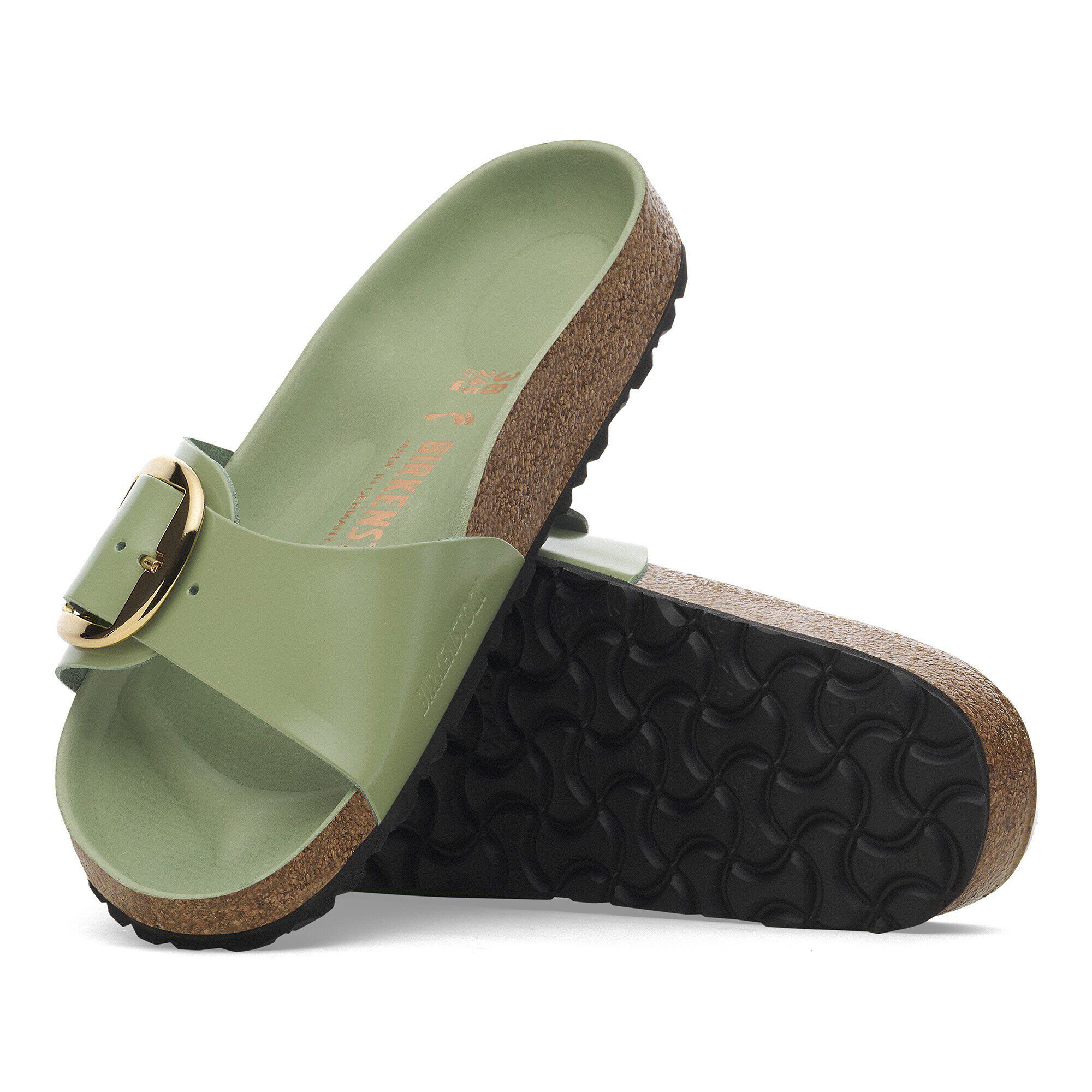 美品⭐︎Birkenstock Madrid Birkenstock Madrid Big Buckle High Shine Sandals | Free People