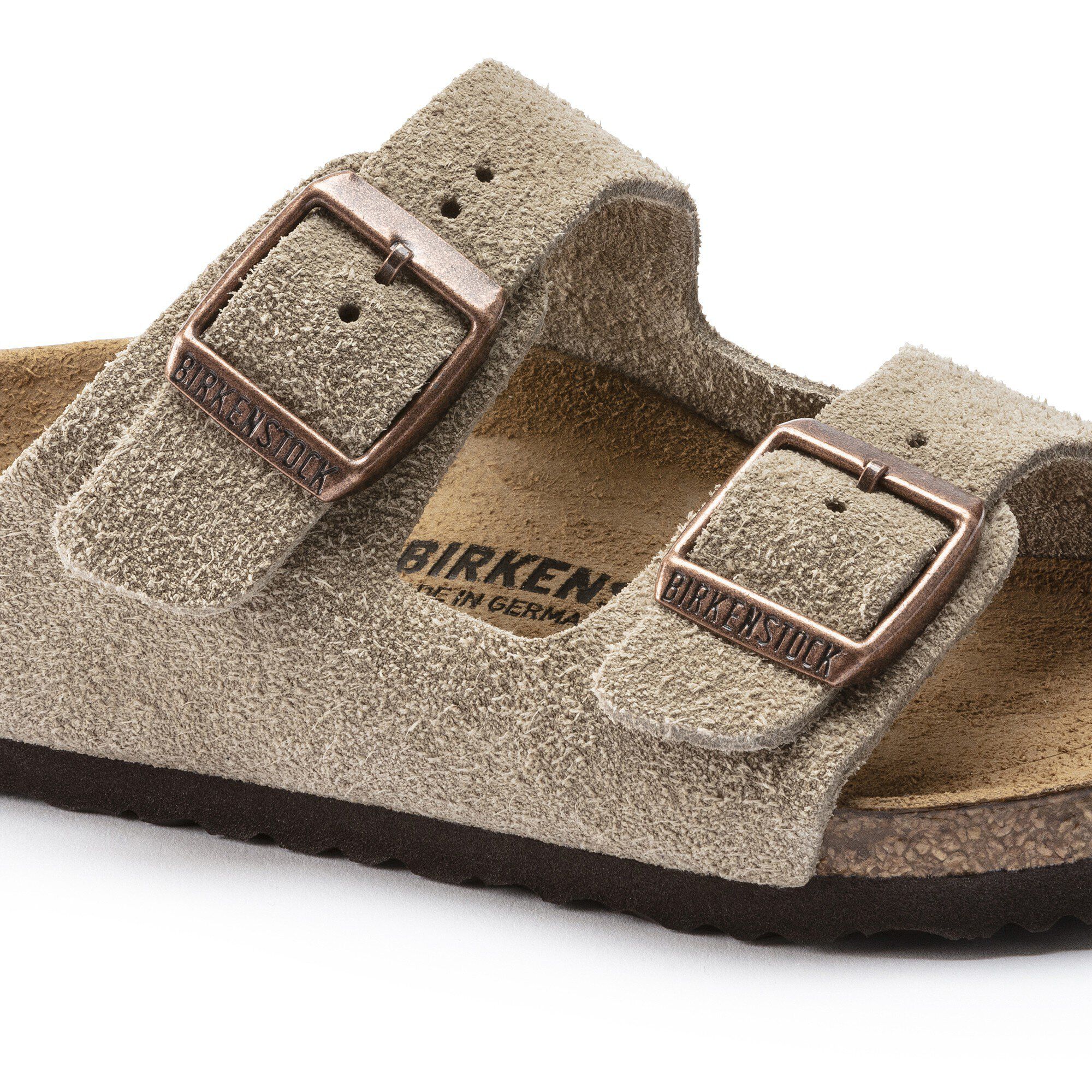 Arizona suede leather taupe hotsell