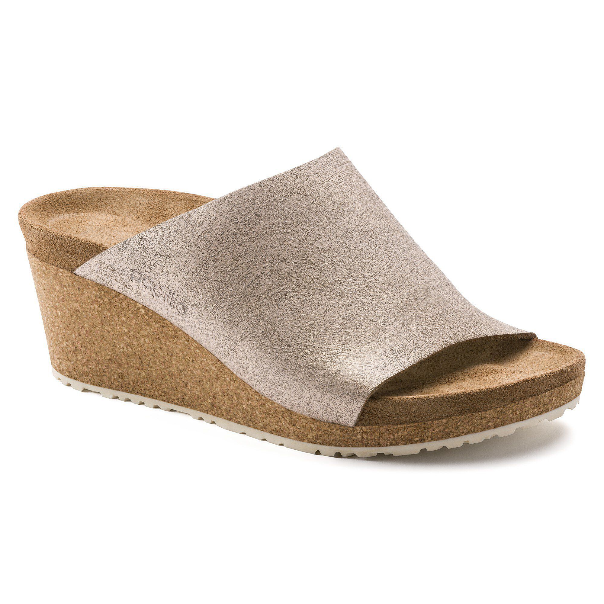Birkenstock arizona suede leather washed metallic rose outlet gold