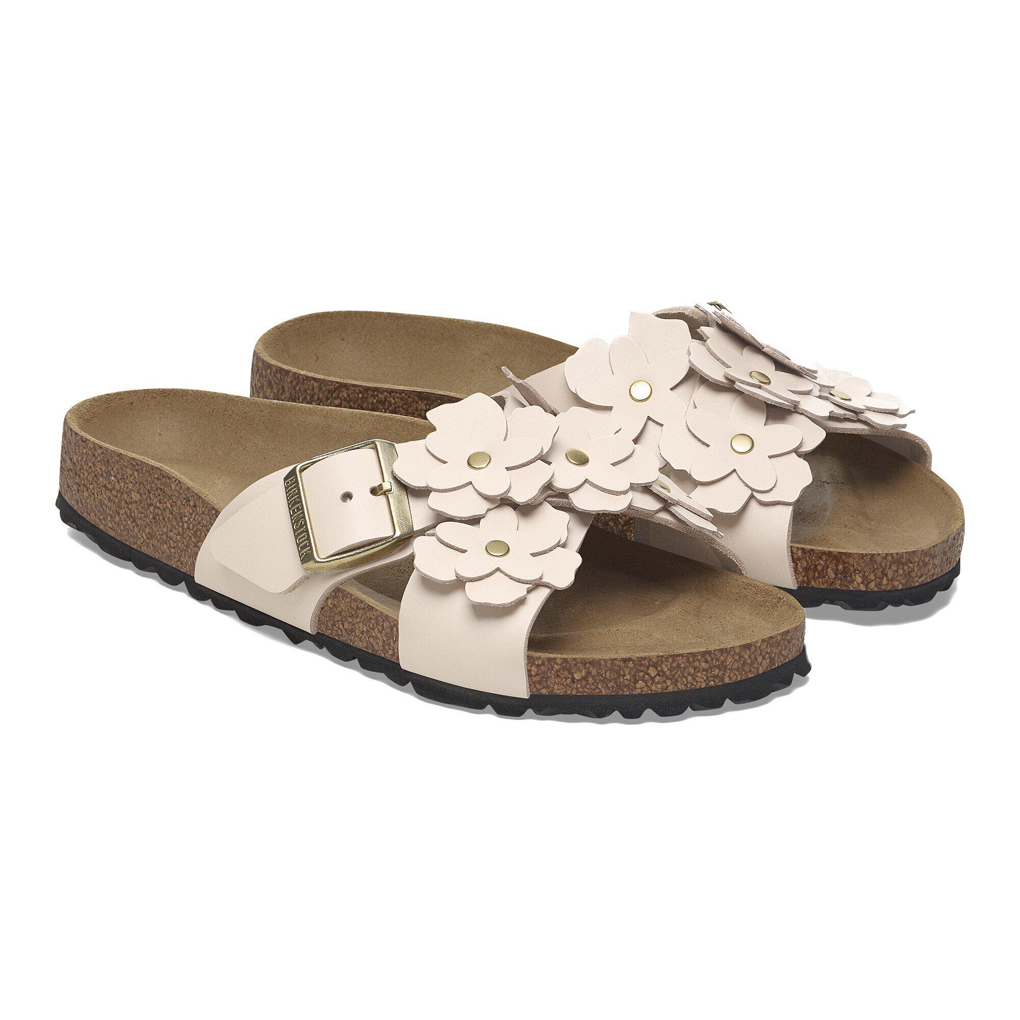 【Birkenstock】Siena Flower 箱付き レザー スエード サンダル Siena Flowers Leather Light Rose | BIRKENSTOCK