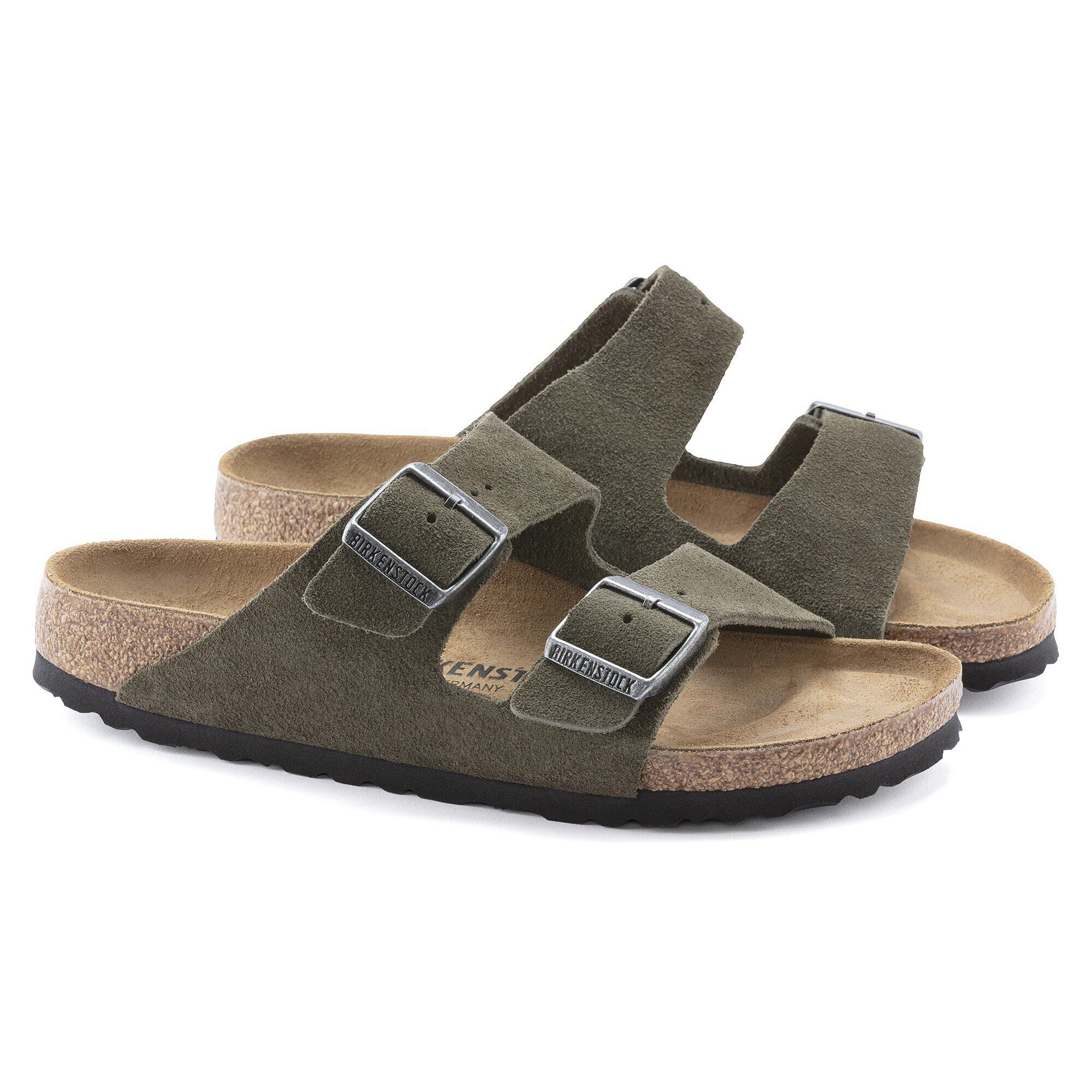 Arizona Suede Leather Thyme BIRKENSTOCK