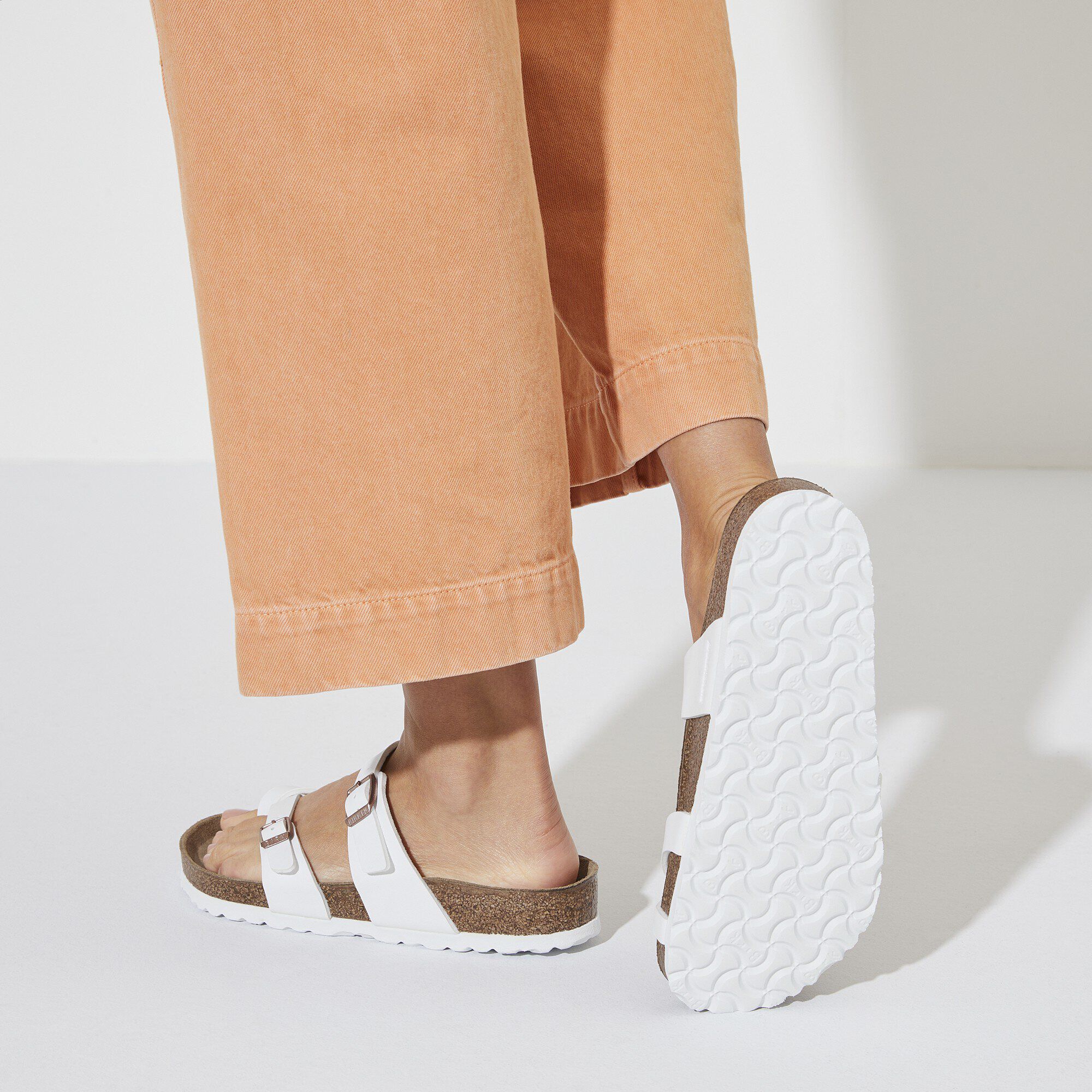 Birkenstock mayari white patent best sale