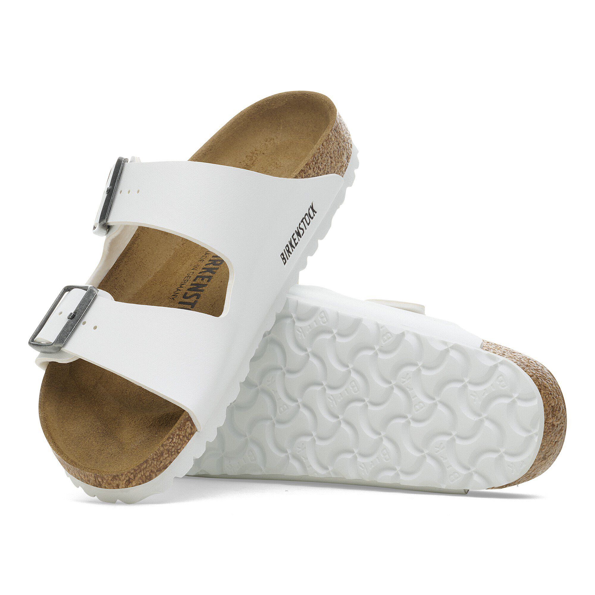 グランドホールセール Arizona BIRKENSTOCK | White Birko-Flor サンダル