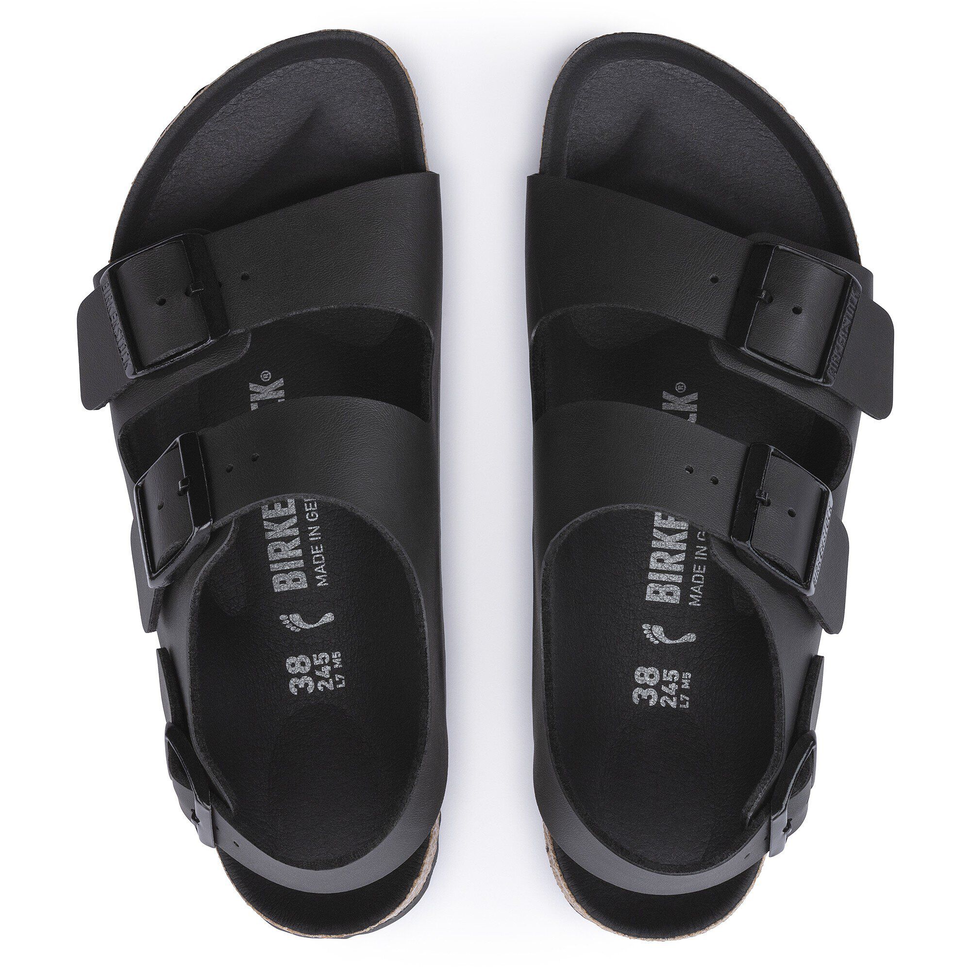 Birkenstock milano black hotsell