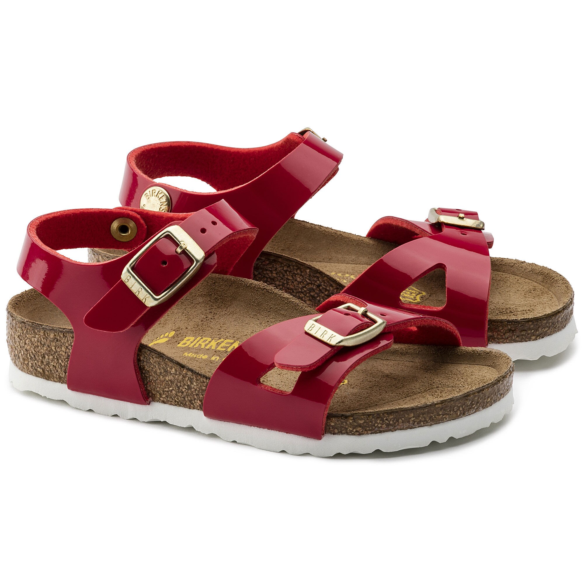 Red patent birkenstock on sale sandals