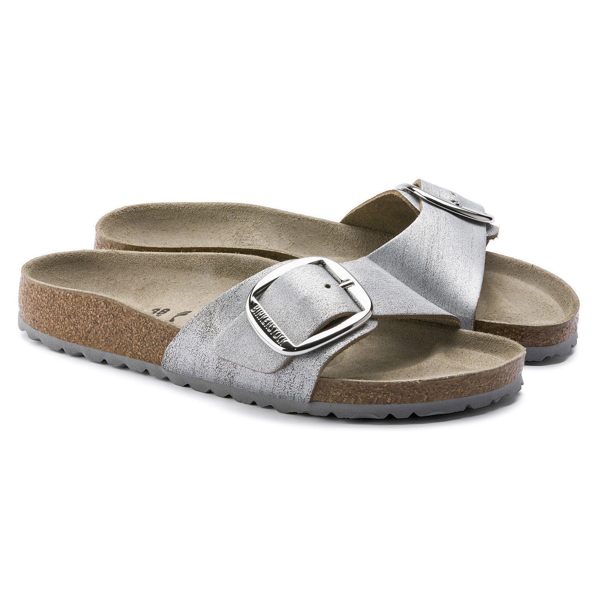 birkenstock madrid washed metallic