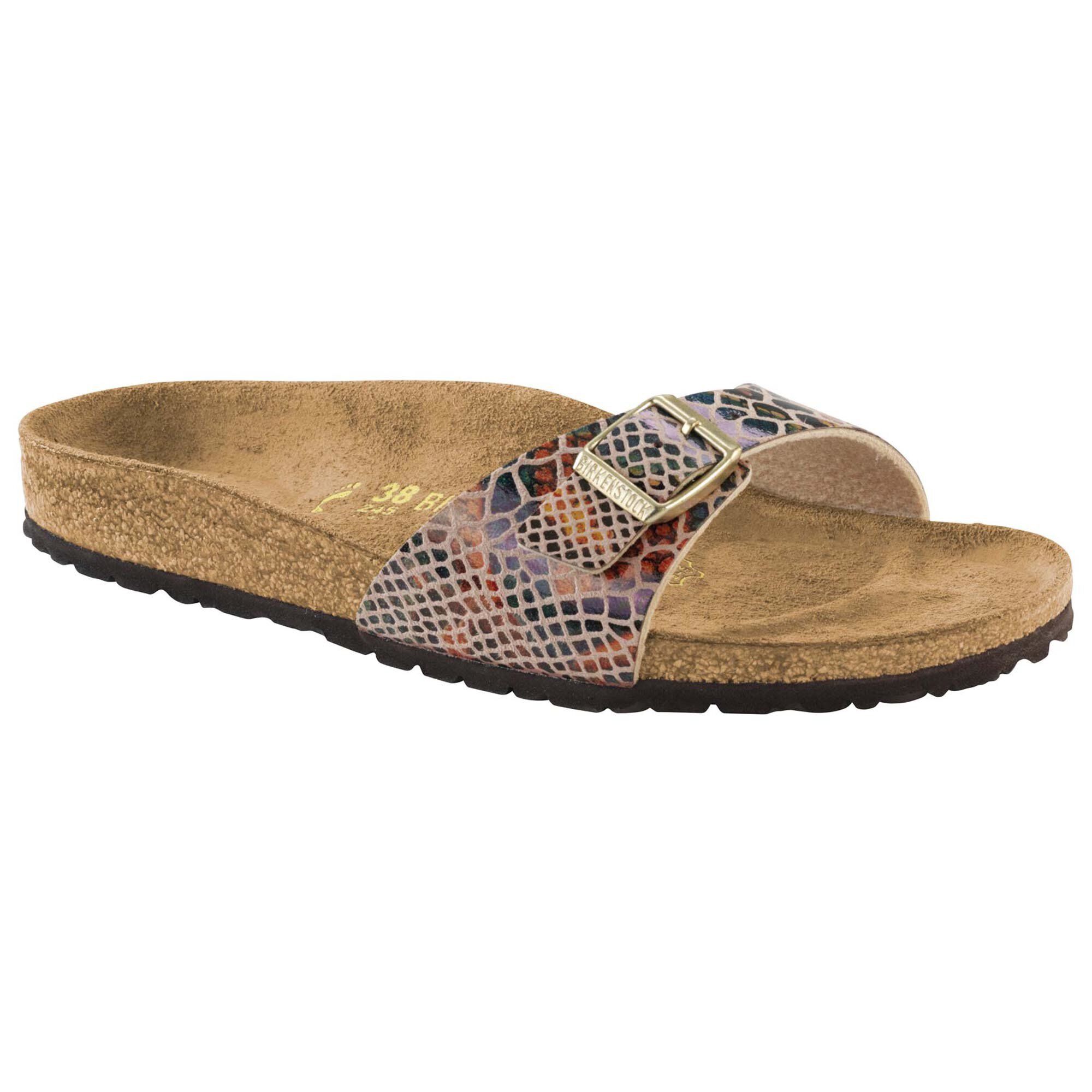 Birkenstock arizona shiny snake discount sand