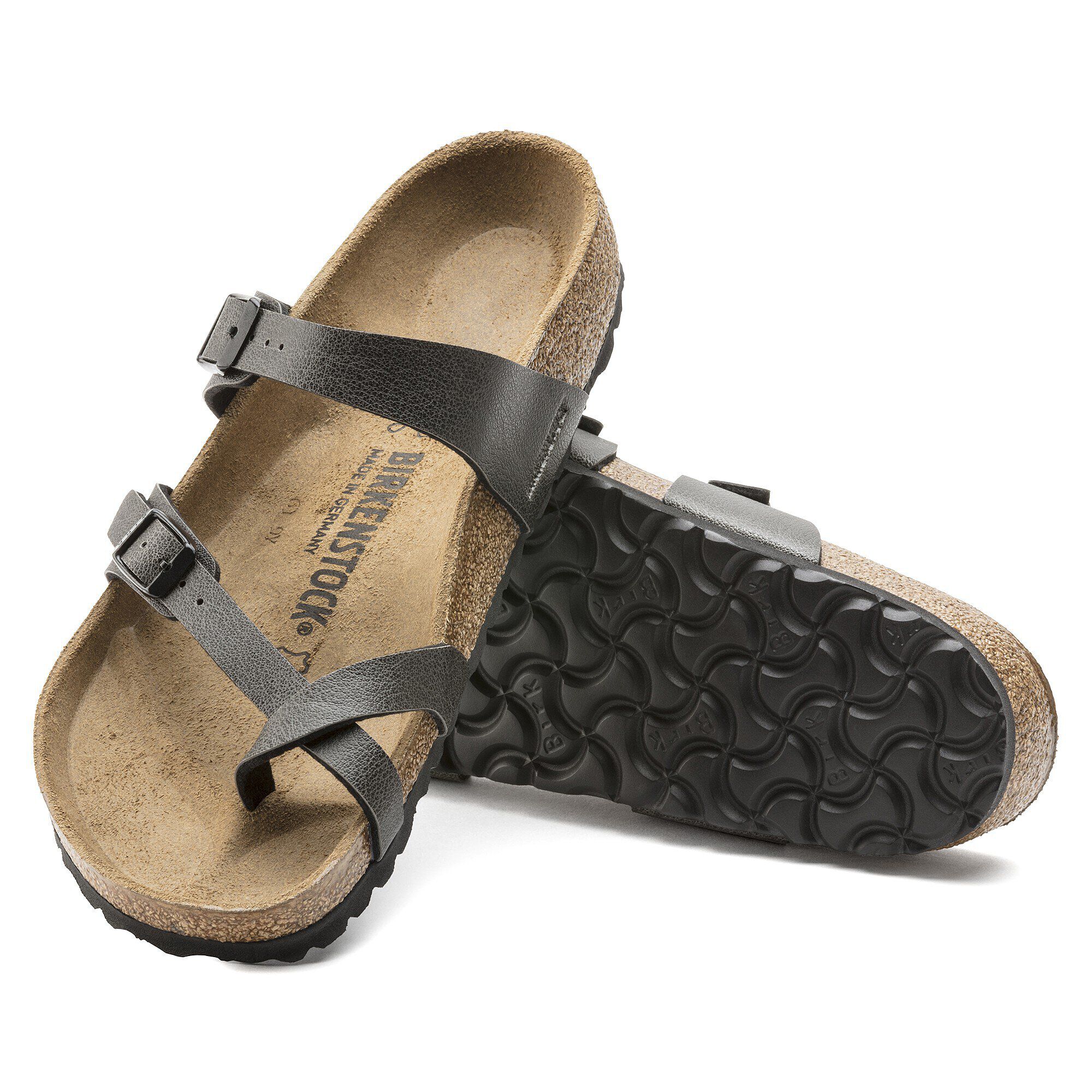 Mayari Birko Flor Pull Up Anthracite BIRKENSTOCK