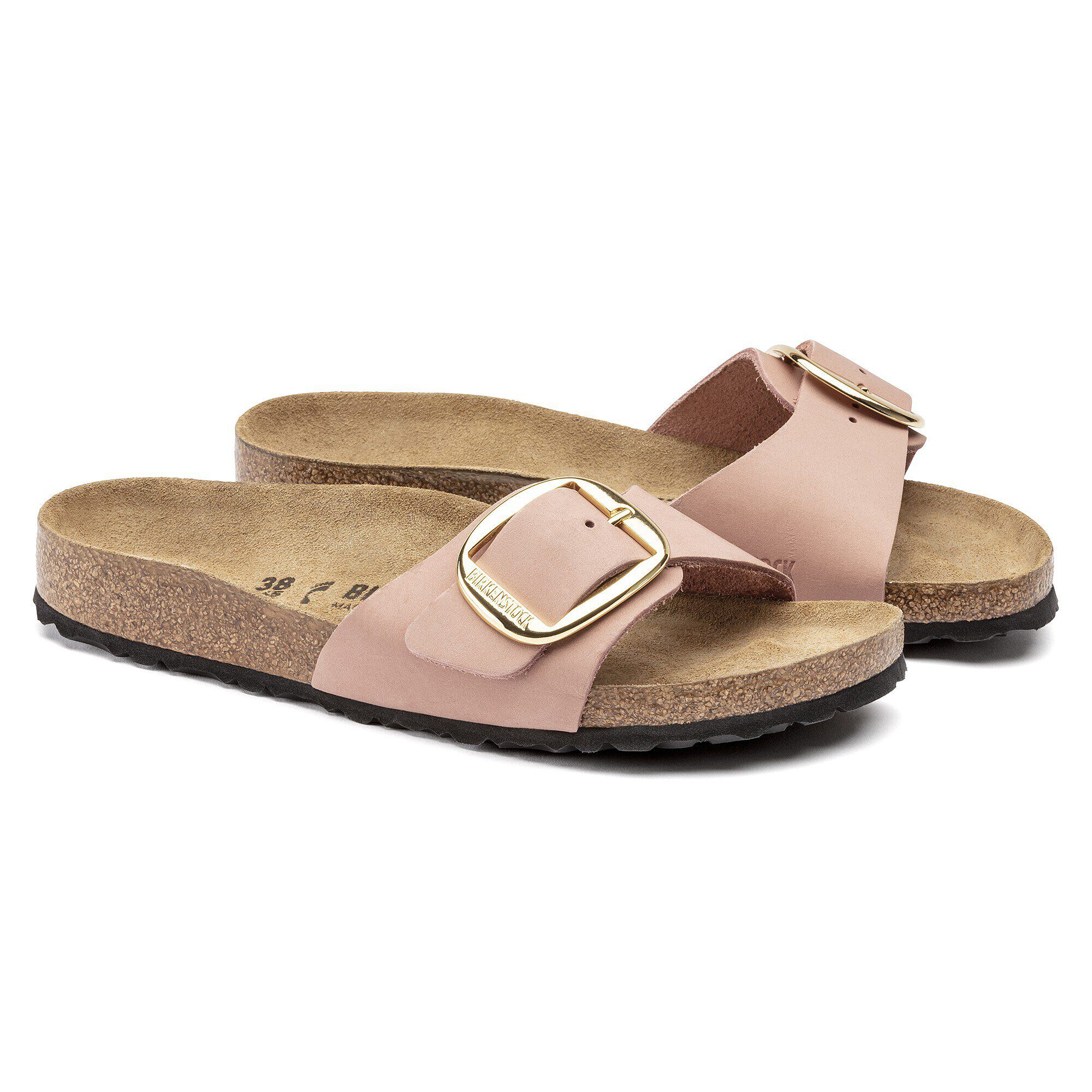 Madrid Big Buckle Nubuck Leather Old Rose BIRKENSTOCK