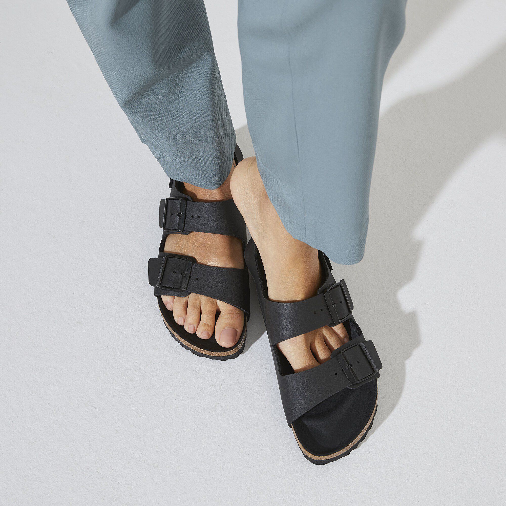 Milano Birko Flor Triples Black BIRKENSTOCK