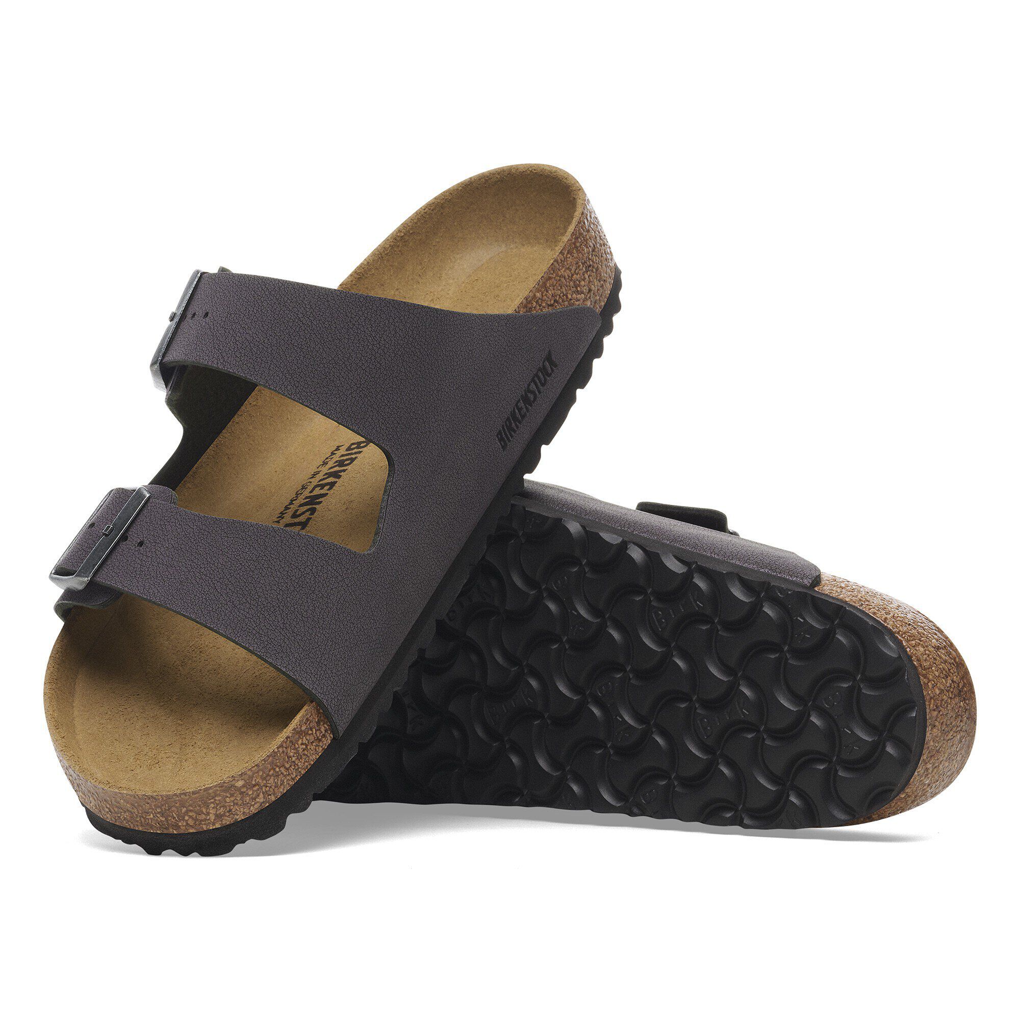 Arizona Birkibuc Velvet Gray | BIRKENSTOCK