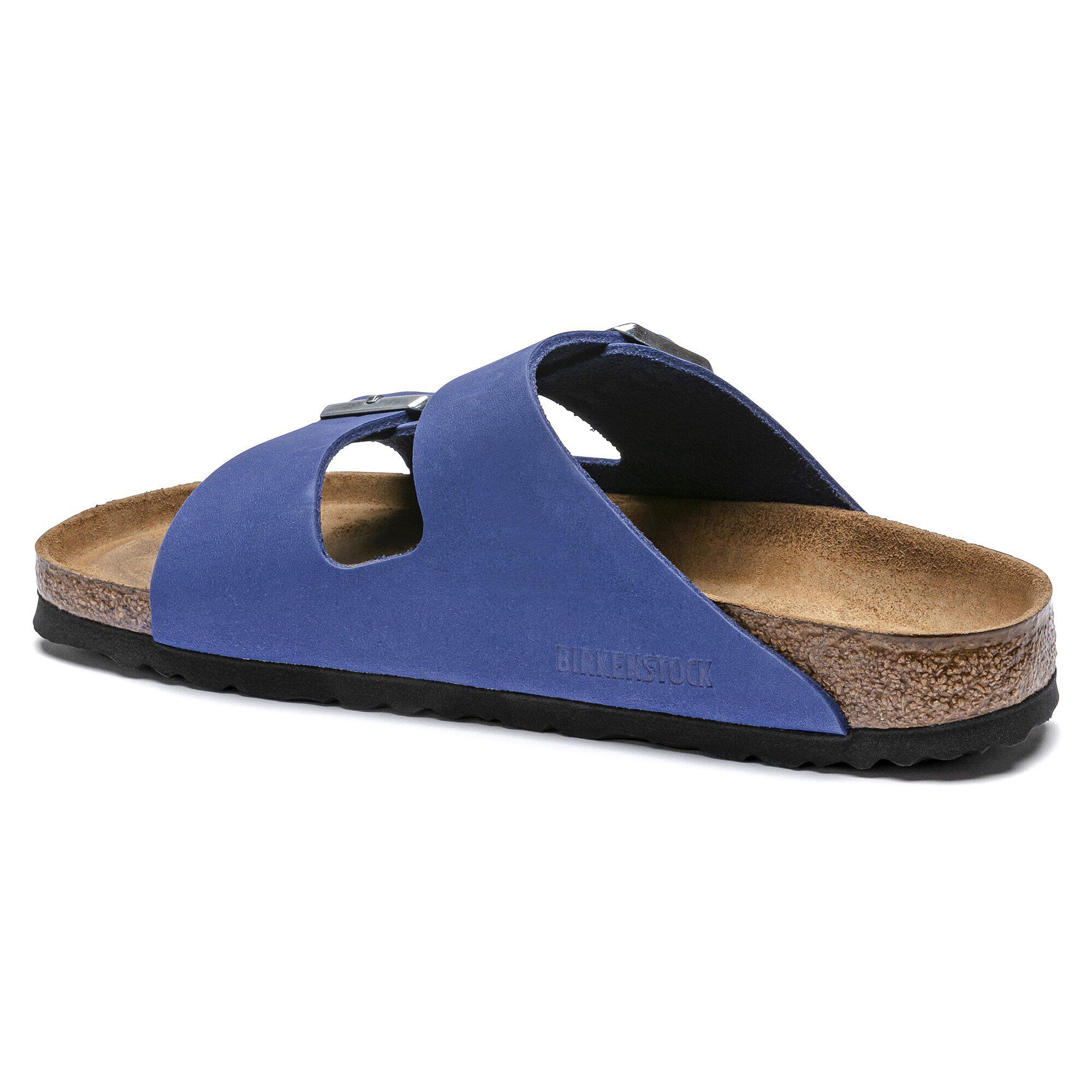 Arizona Soft Footbed Nubuck Leather Azure Blue