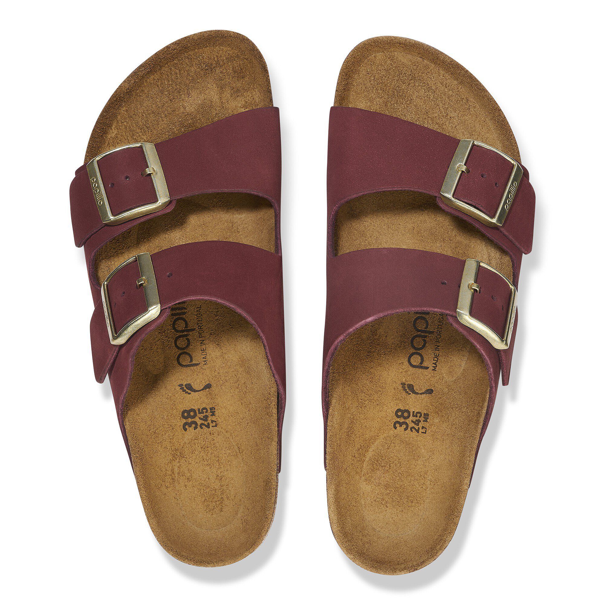 Arizona Flex Platform Nubuck Leather Zinfandel | BIRKENSTOCK