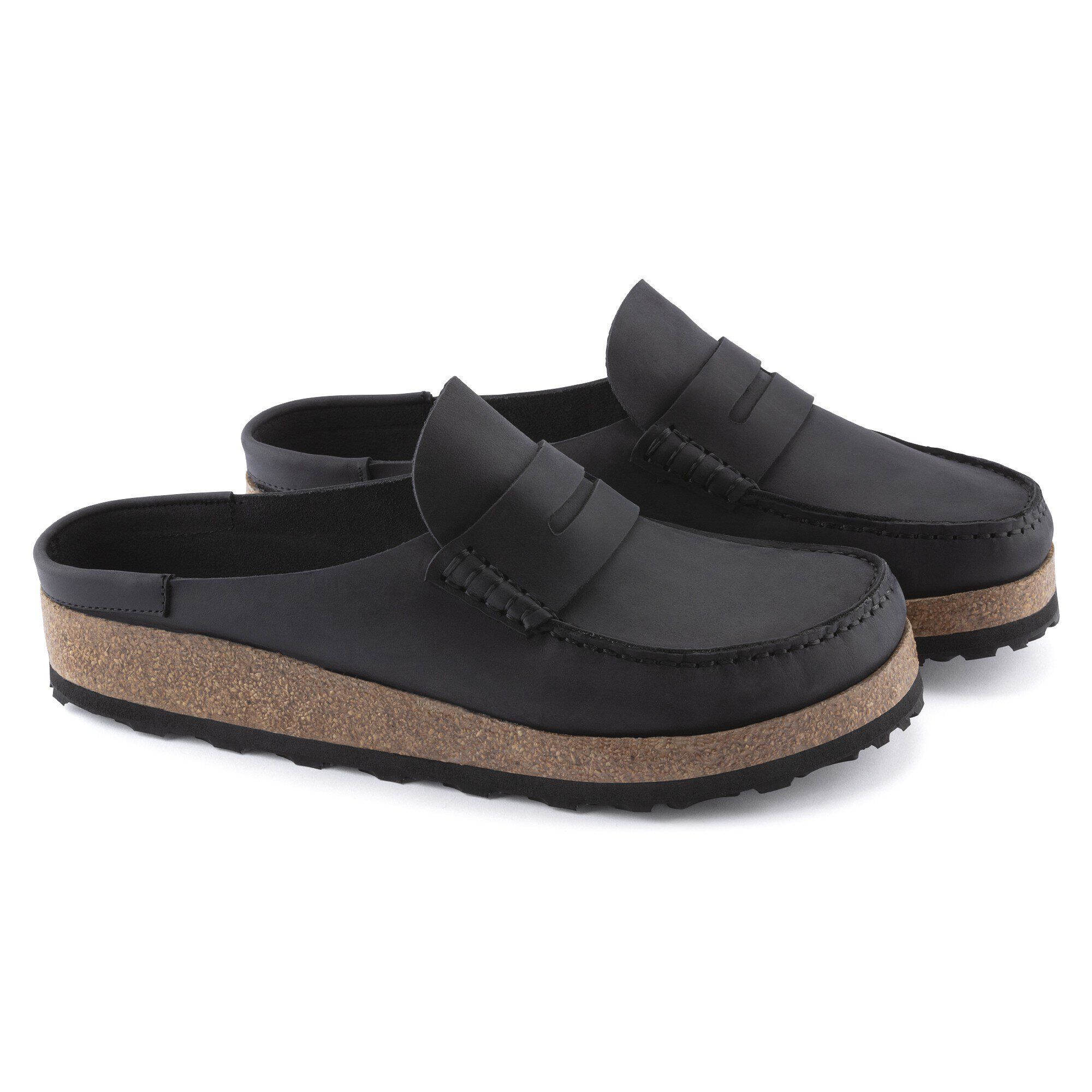 ワールド オンラインストア Naples Oiled Leather Black | BIRKENSTOCK 靴