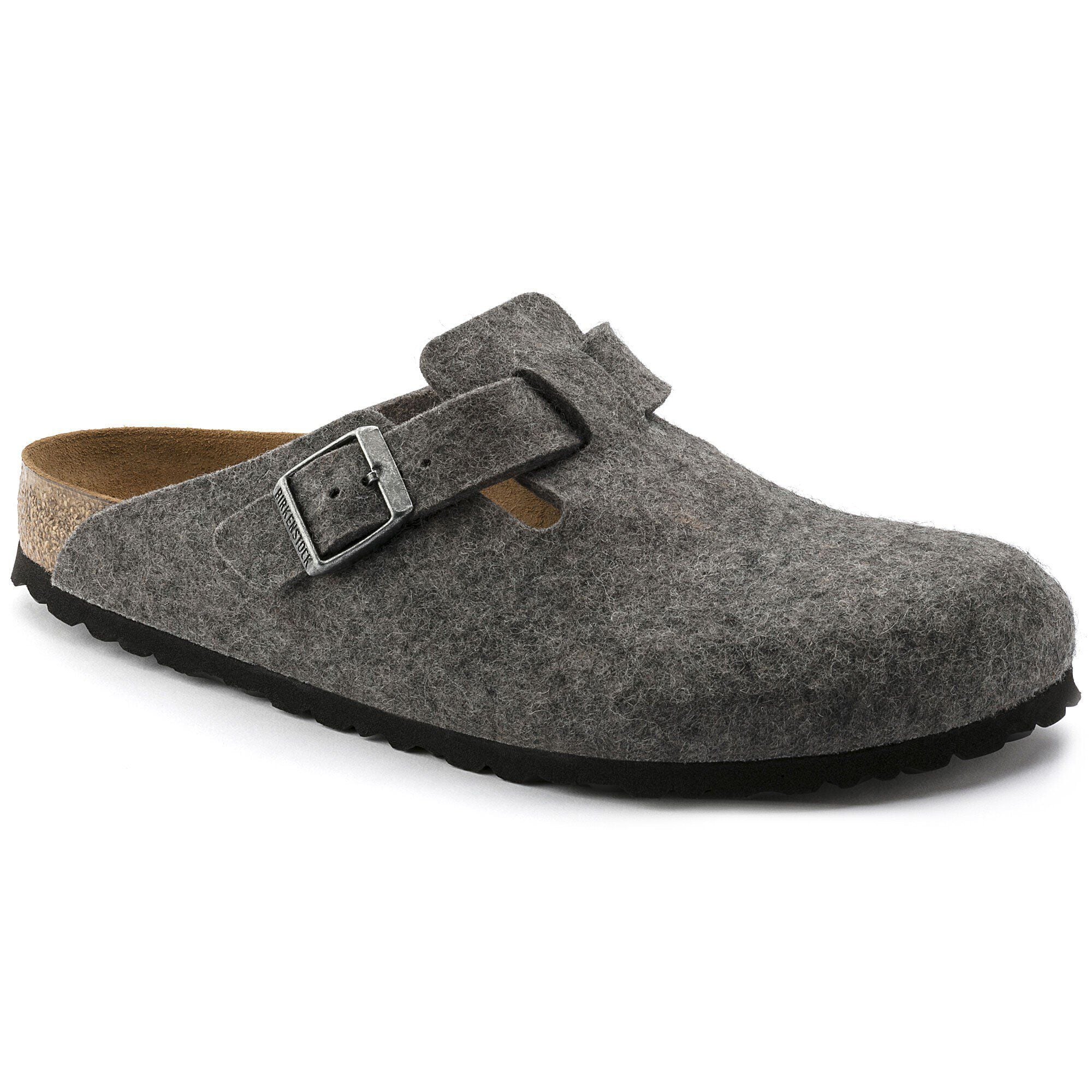 Gray birkenstock clearance clogs